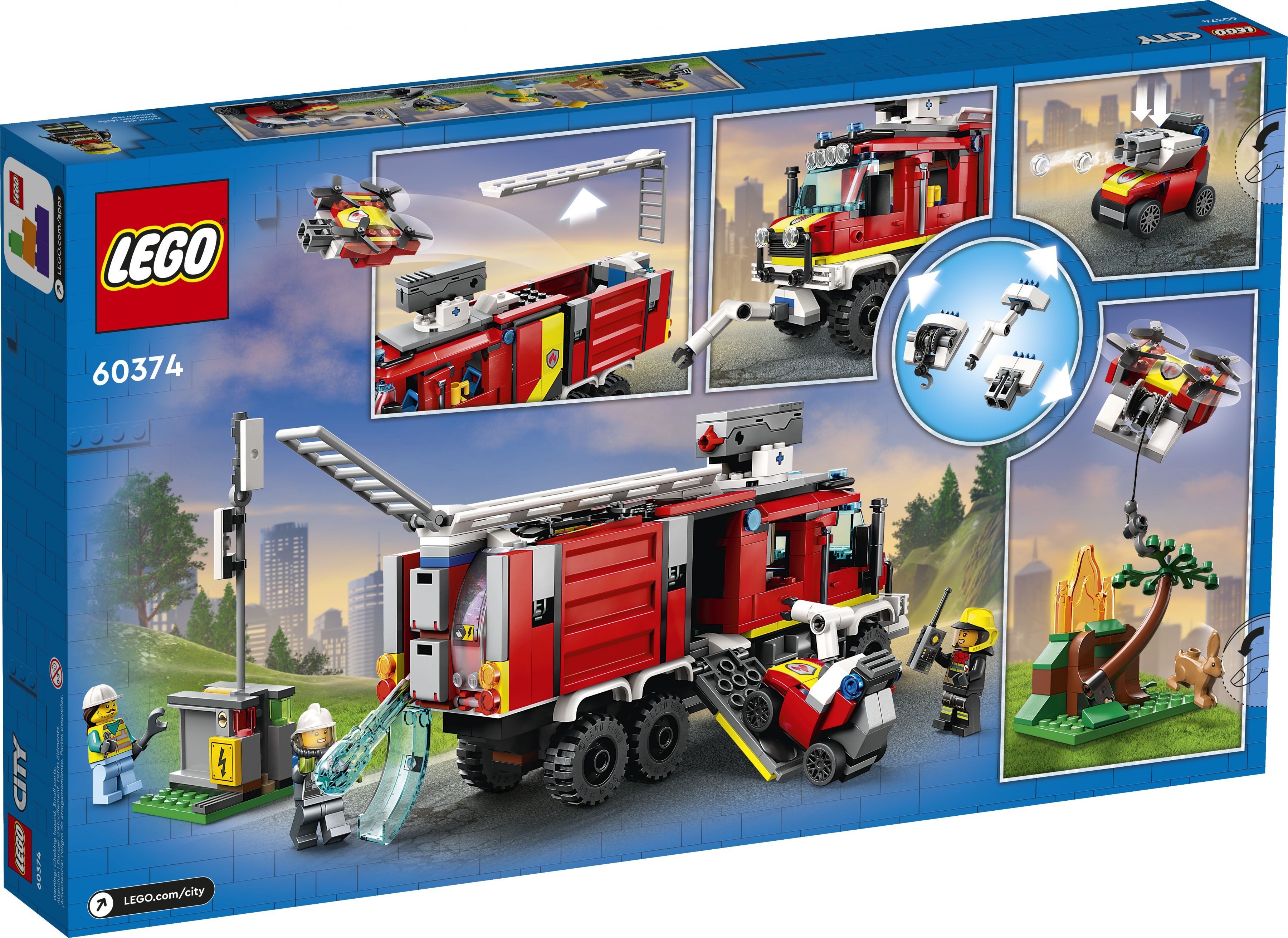 LEGO® LEGO® City 60374 Einsatzleitwagen der Feuerwehr Spielbausteine – Bild 2 von 5