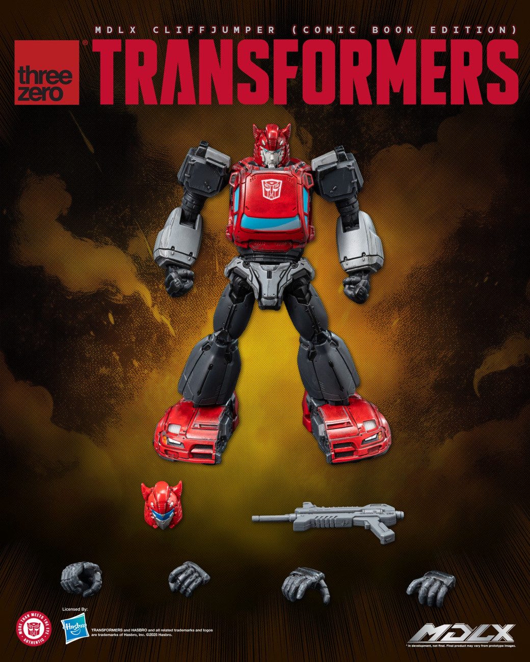 ThreeZero Actionfigur Transformers MDLX Actionfigur Cliffjumper (Comic Book Edition) 12 cm
