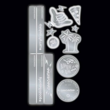 coocazoo Schulrucksack coocazoo Reflektierendes Sticker-Set "Silver"