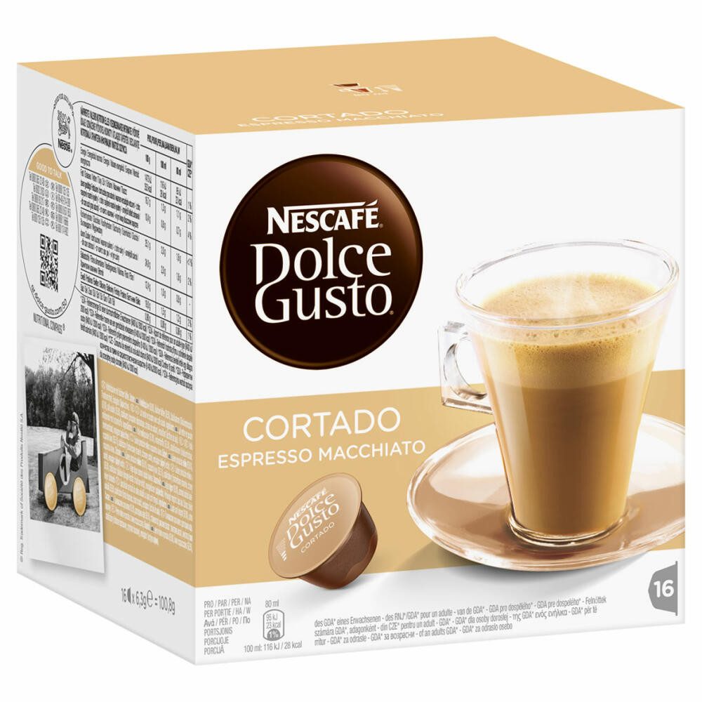NESCAFÉ® Dolce Gusto® Kaffee Cortado Espresso Macchiato 3er Set, 3 x
