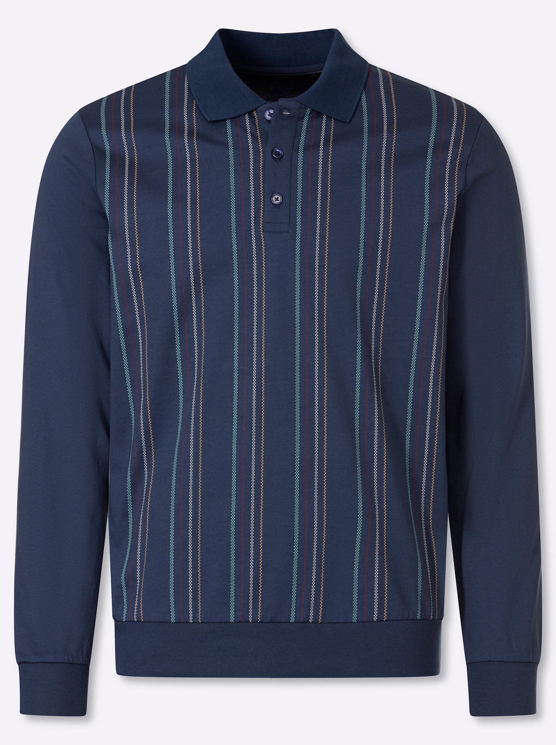 Witt T-Shirt Langarm-Poloshirt Langarm