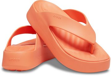 Crocs Getaway Platform Flip Zehentrenner, Plateau, Sommerschuh, Schlappen mit modischer Plateausohle