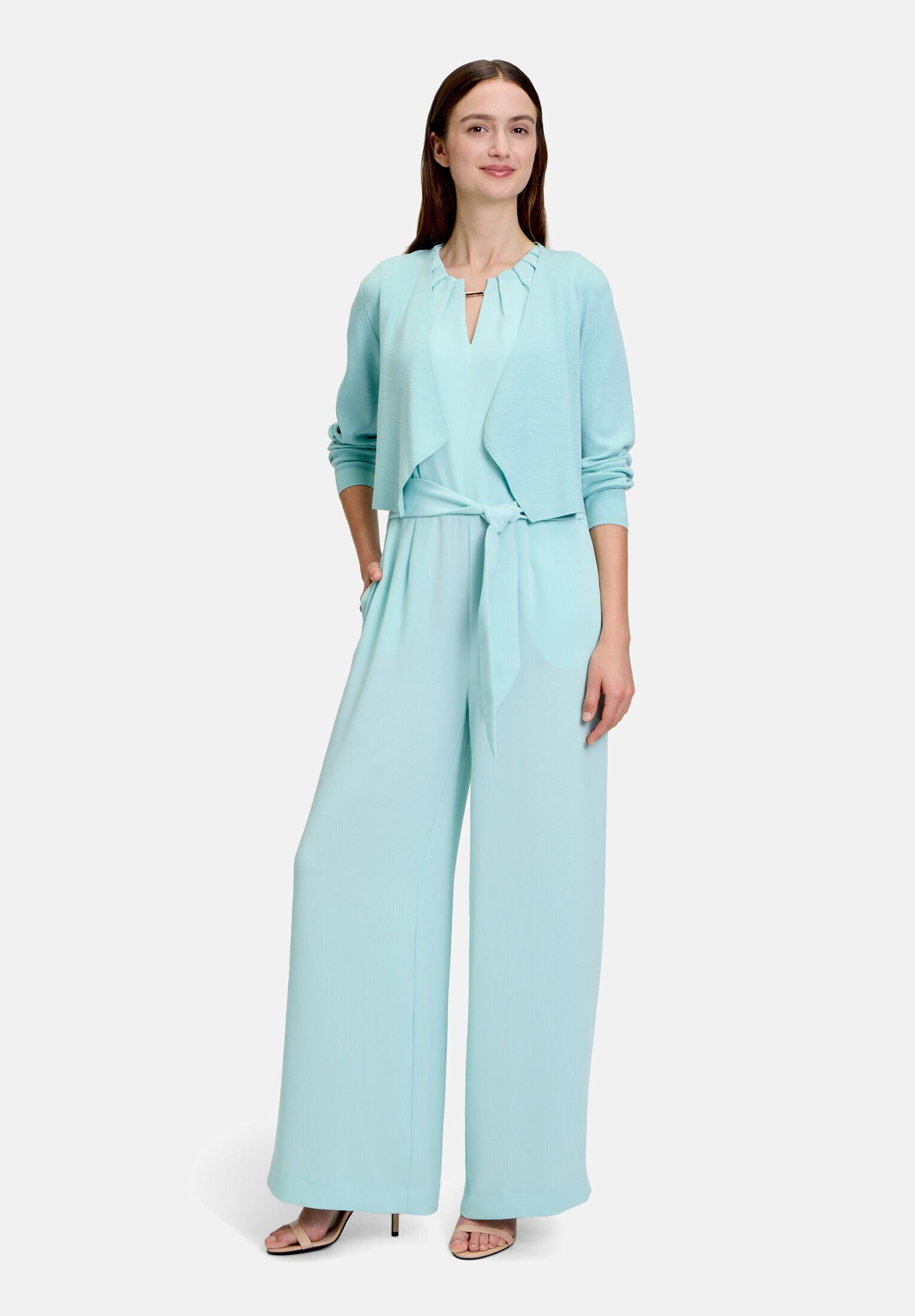 Betty&Co Overall Damen ohne Arm (1-tlg) Falten