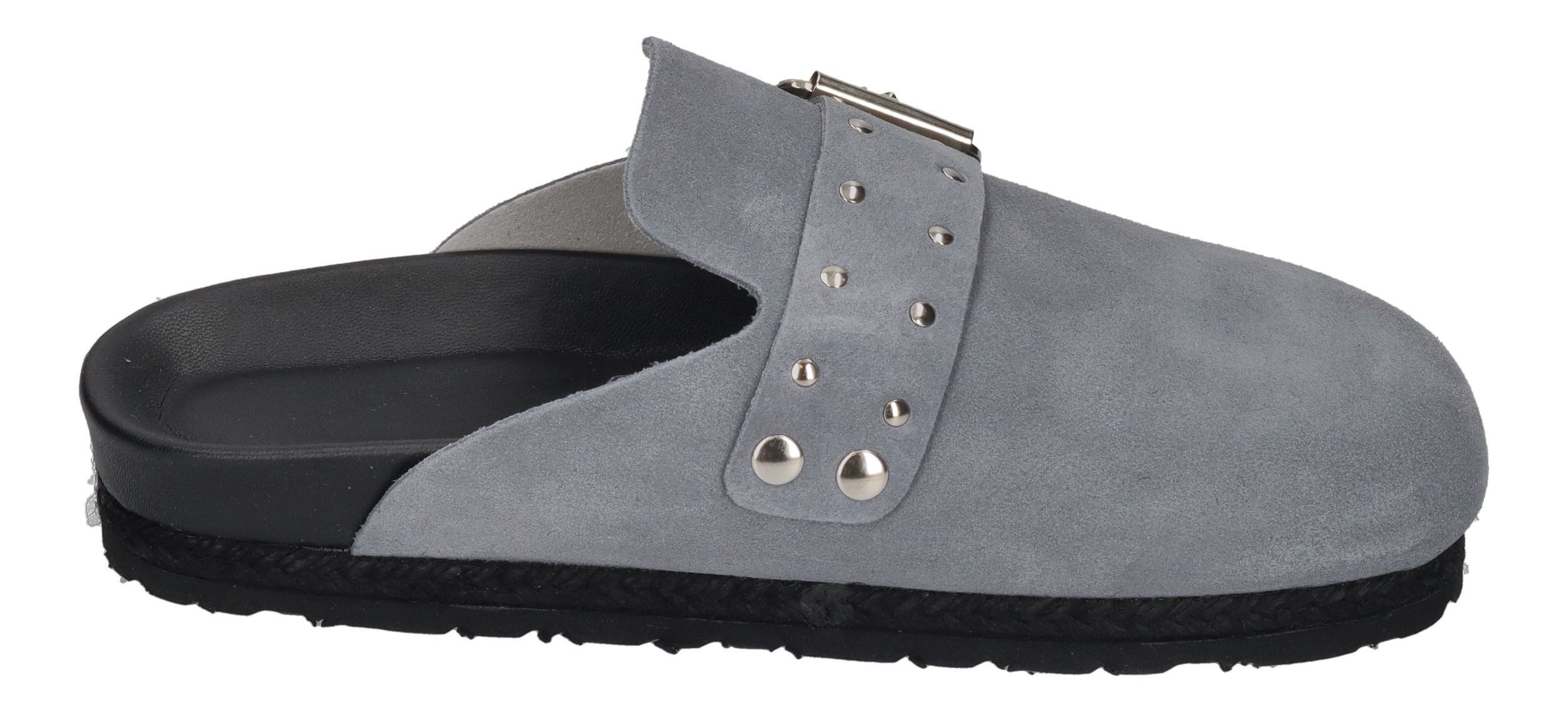 espadrij l´originale CLOQ RIVET Pantolette Gris