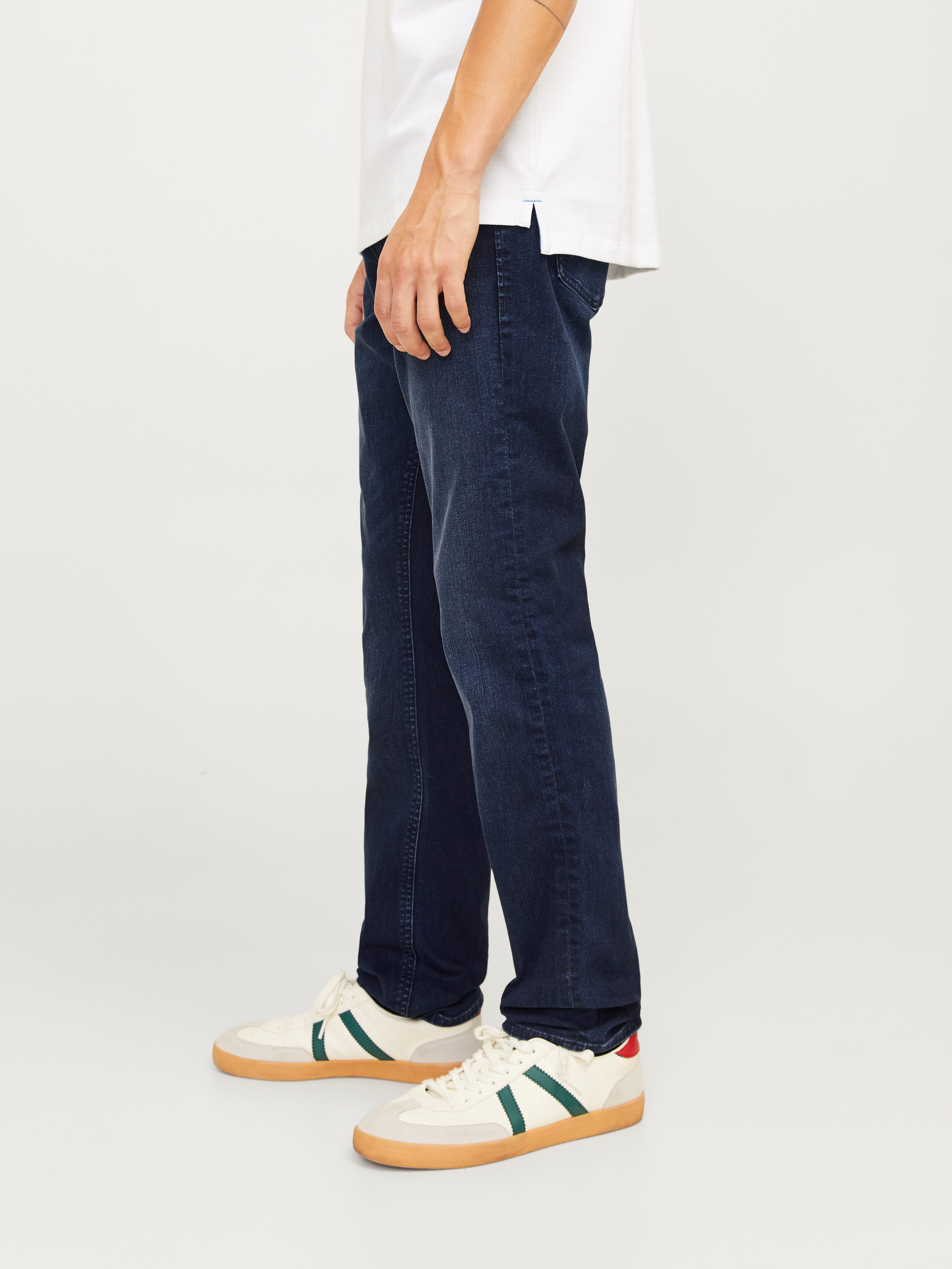 Jack & Jones Slim-fit-Jeans JJIGLENN mit Used-Look und Stretchkomfort Abriebeffekte, modisch, slim fit, Baumwollmischung – Bild 2 von 5