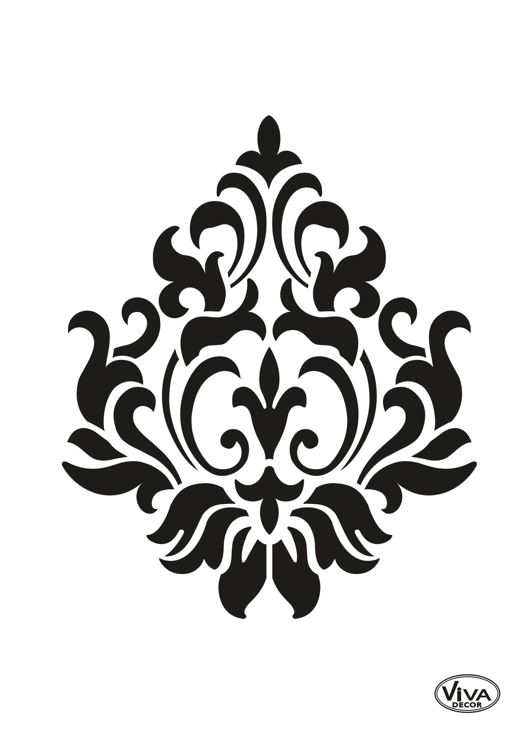 Viva Decor Malschablone, 13 cm x 11,5 cm