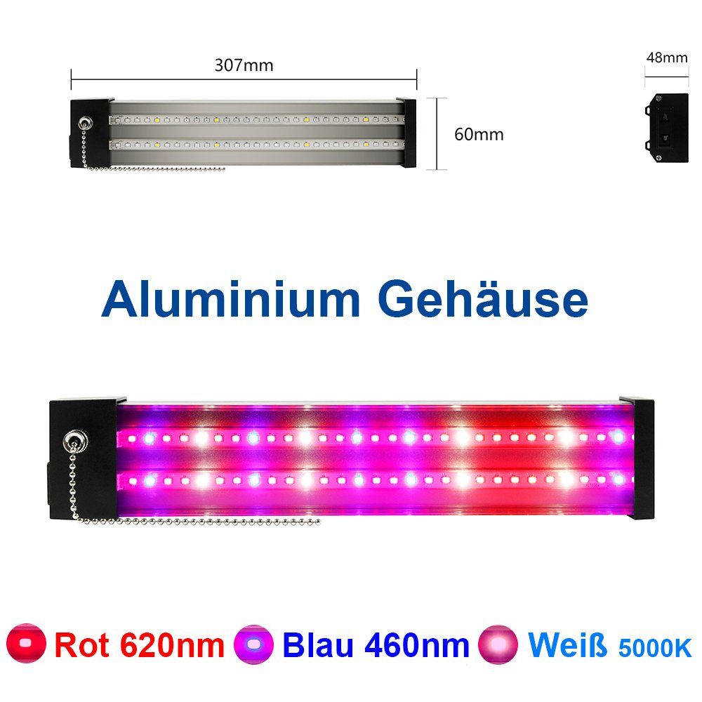 Laybasic Pflanzenlampe Vollspektrum Pflanzenlicht,Wachstumslampe Für Pflanzen Zimmerpflanzen, überwinterungslampe für zitruspflanzen – Bild 2 von 5