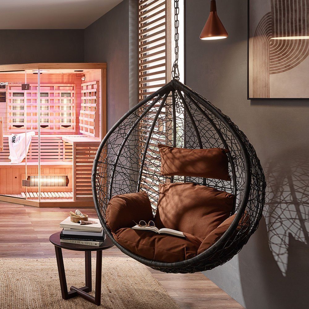 HOME DELUXE Hängesessel Polyrattan Hängesessel CIELO - Nur Korb (Set, Korb günstig online kaufen