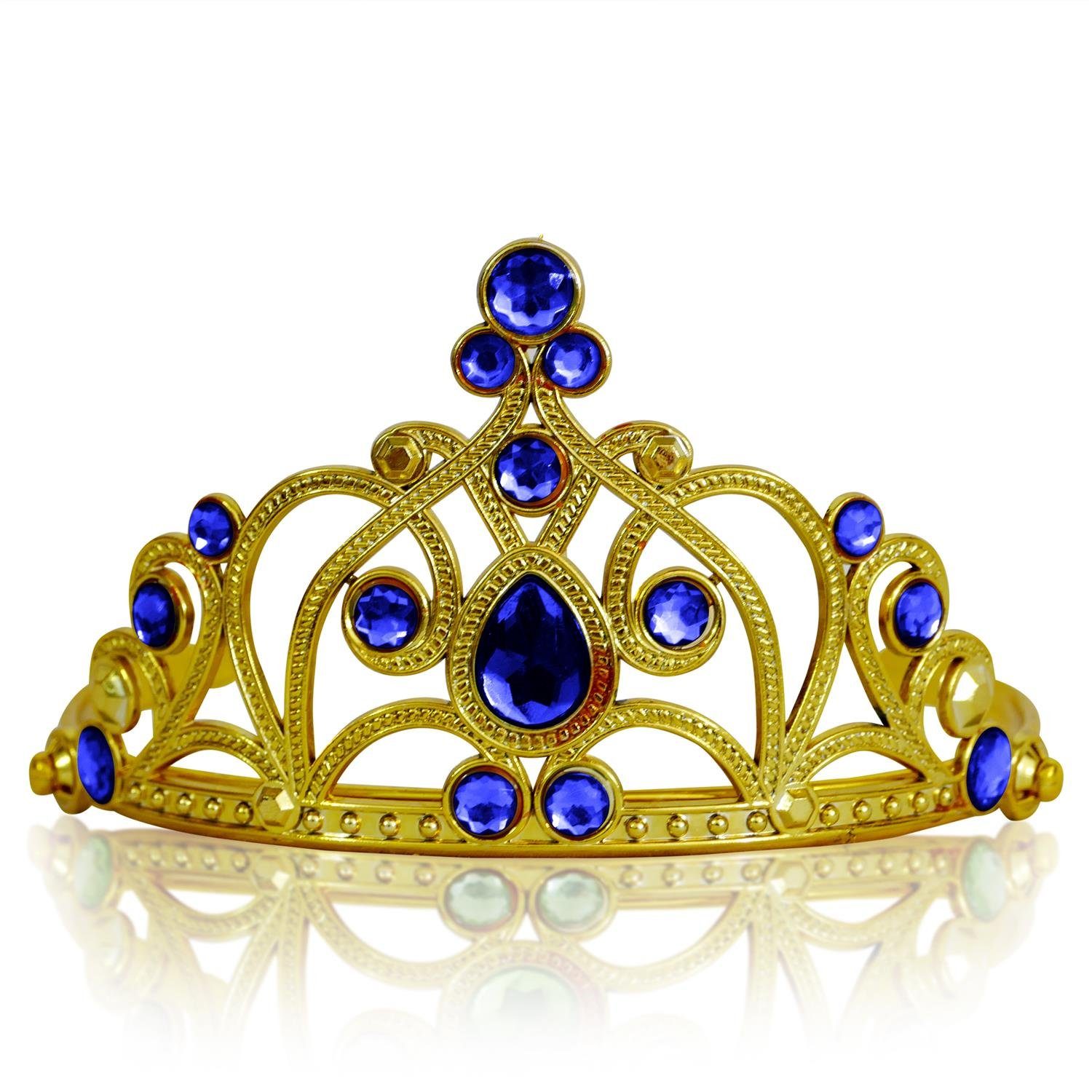 Katara Prinzessin-Kostüm Kinder Diadem Kopfschmuck Karneval Kostümzubehör, Kleid