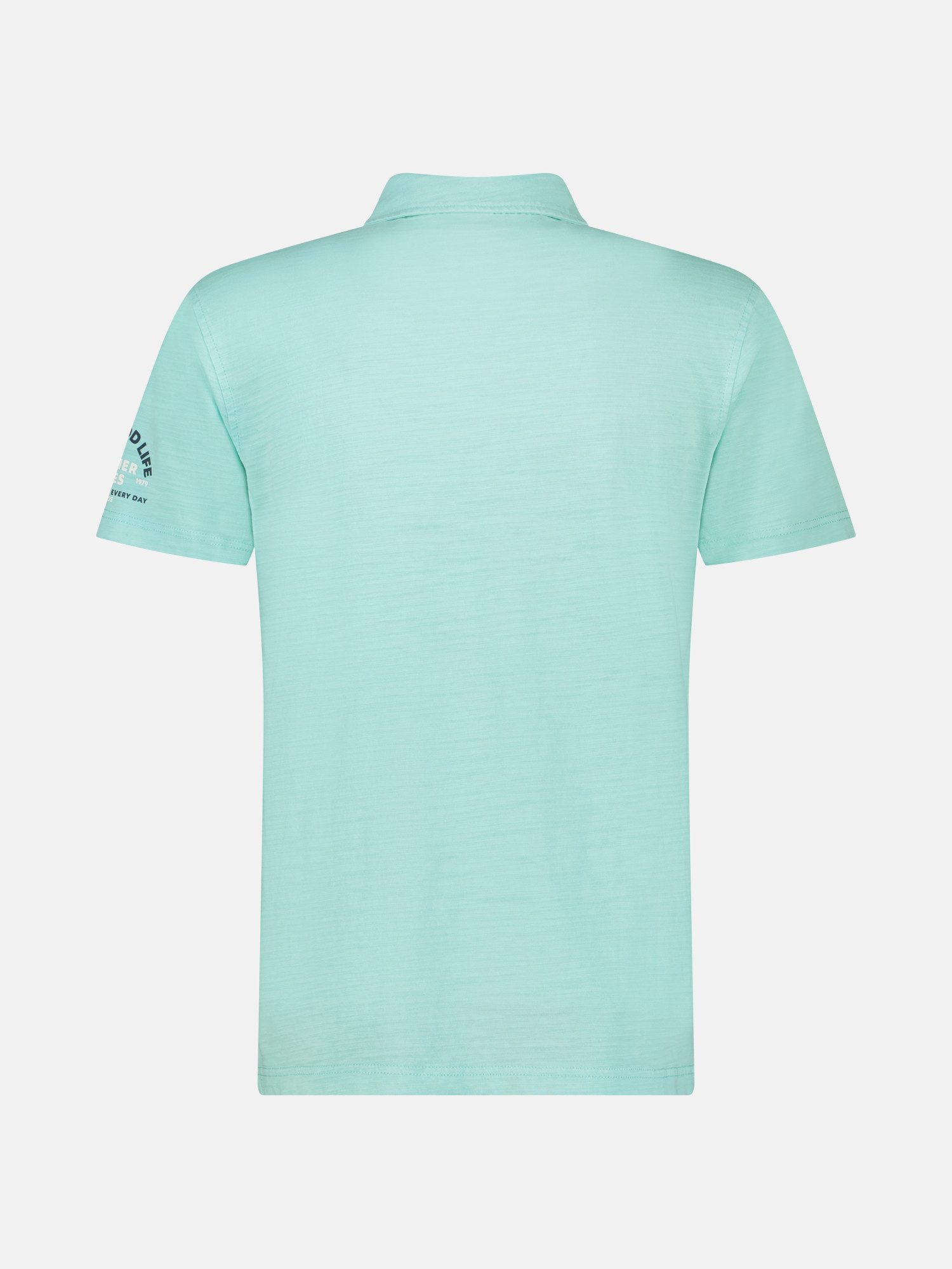 LERROS Poloshirt Poloshirt in weicher, gewaschener Jerseyqualität