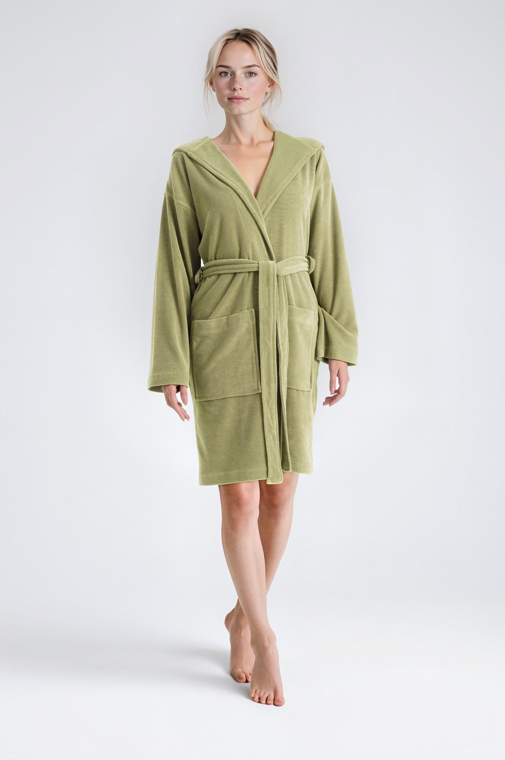 my home Damenbademantel Sina, ideal für Sauna & Spa, Hotelbademantel, Morge günstig online kaufen