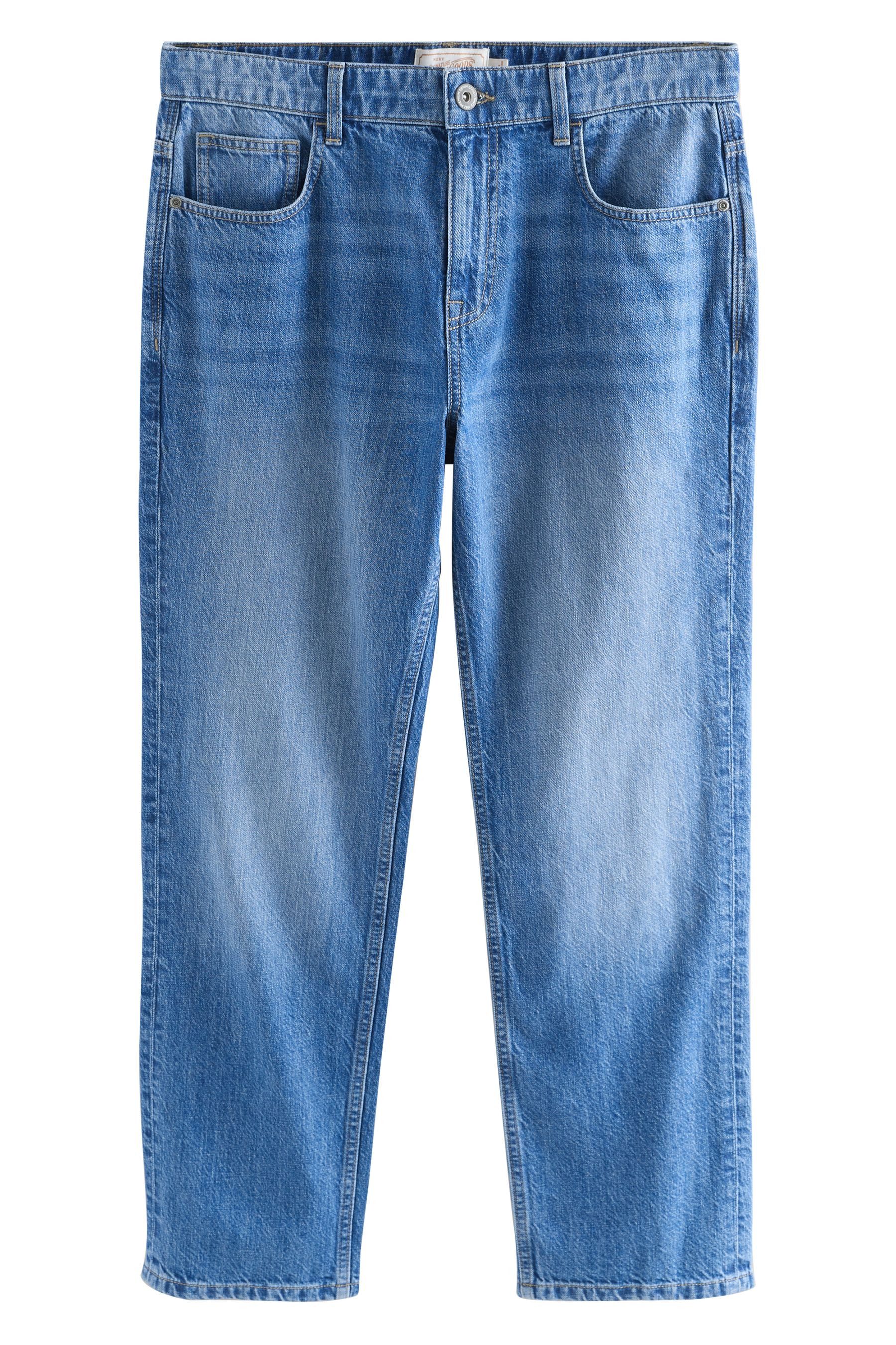 Next Straight-Jeans Signature Hose Baumwolle und günstig online kaufen