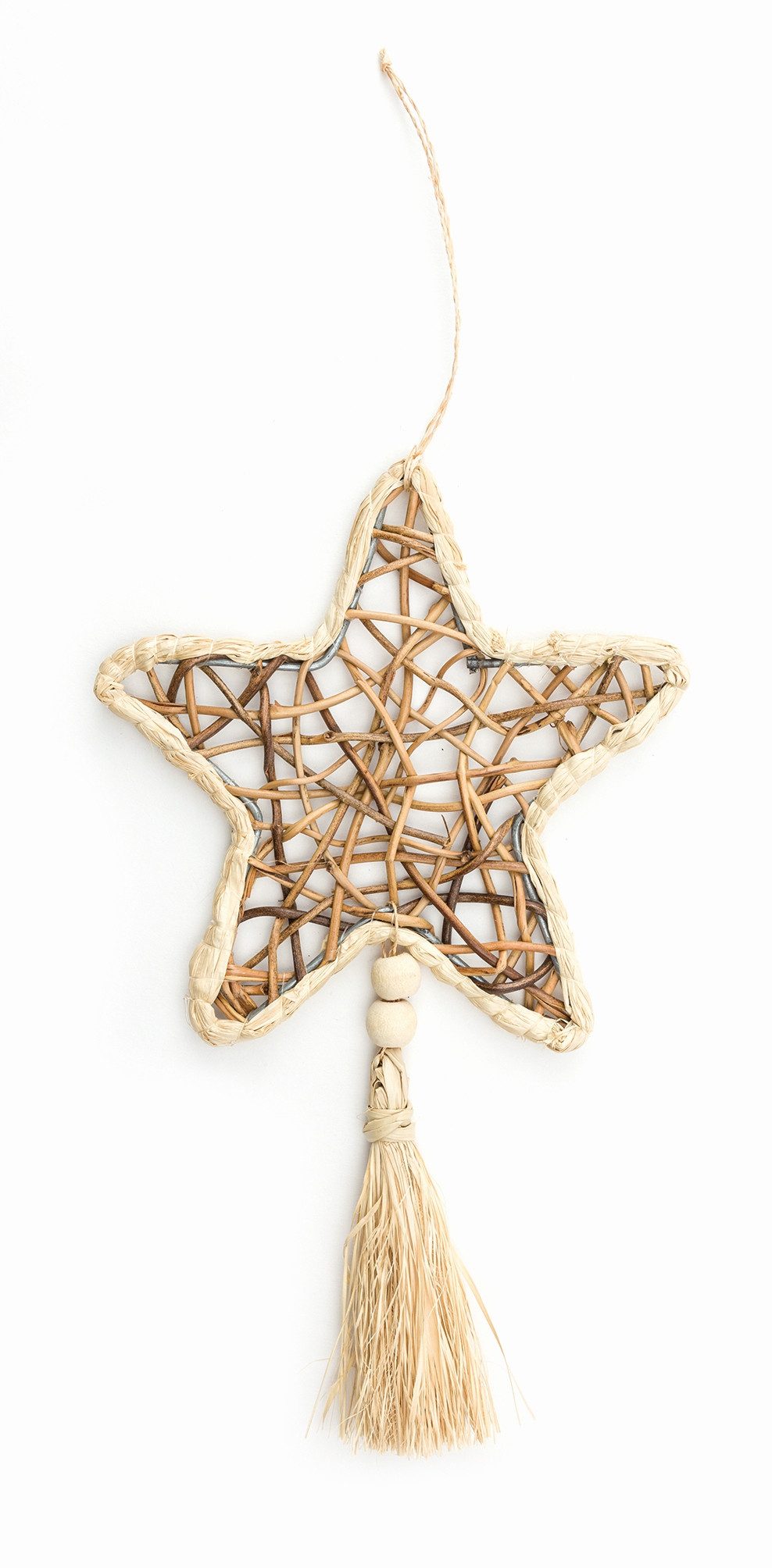 El Puente Dekostern Deko-Anhänger "Stern", Handmade, Fair Trade