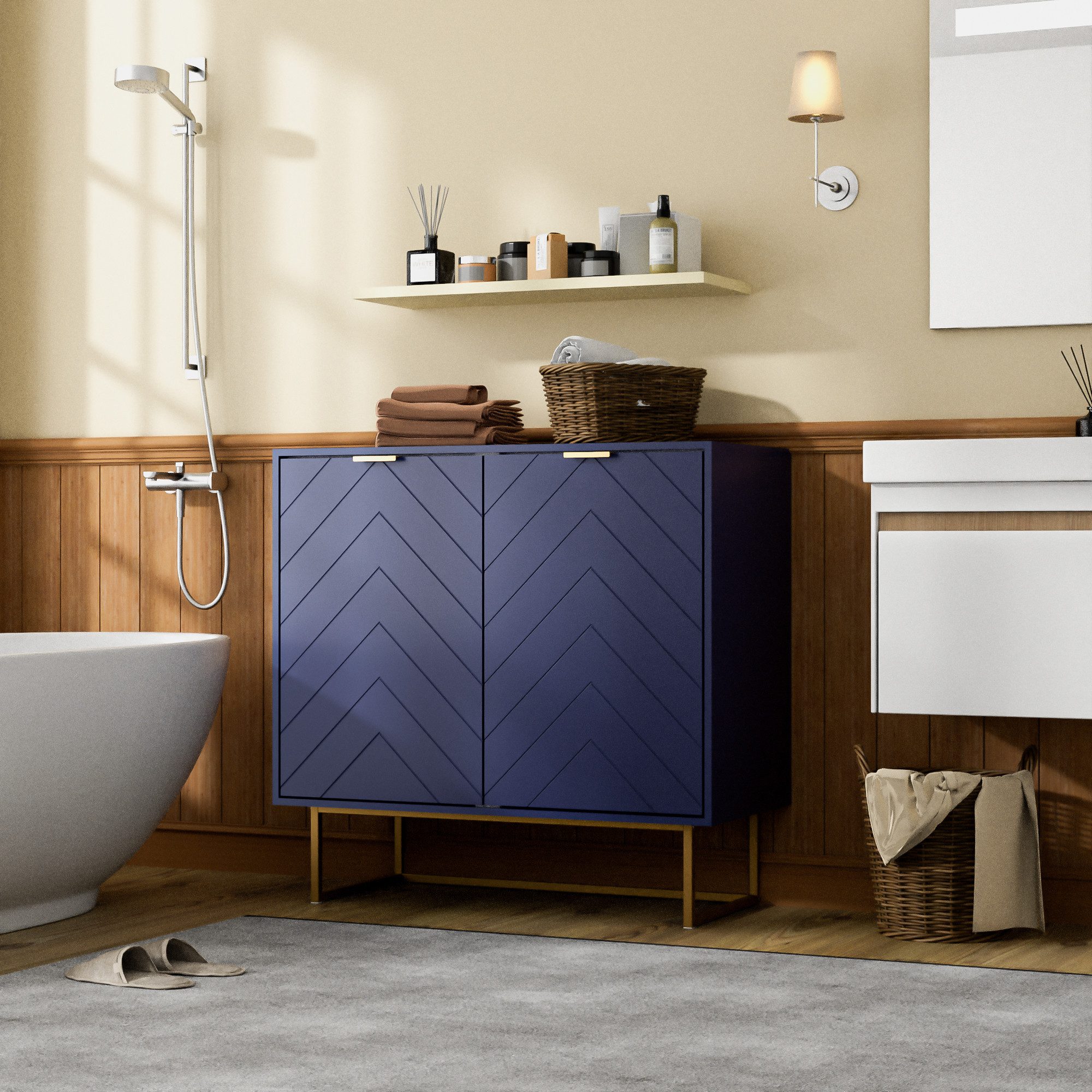 UEV Sideboard Kommode mit Türen Küchenschrank Mehrzweckschrank (Buffet, TV günstig online kaufen