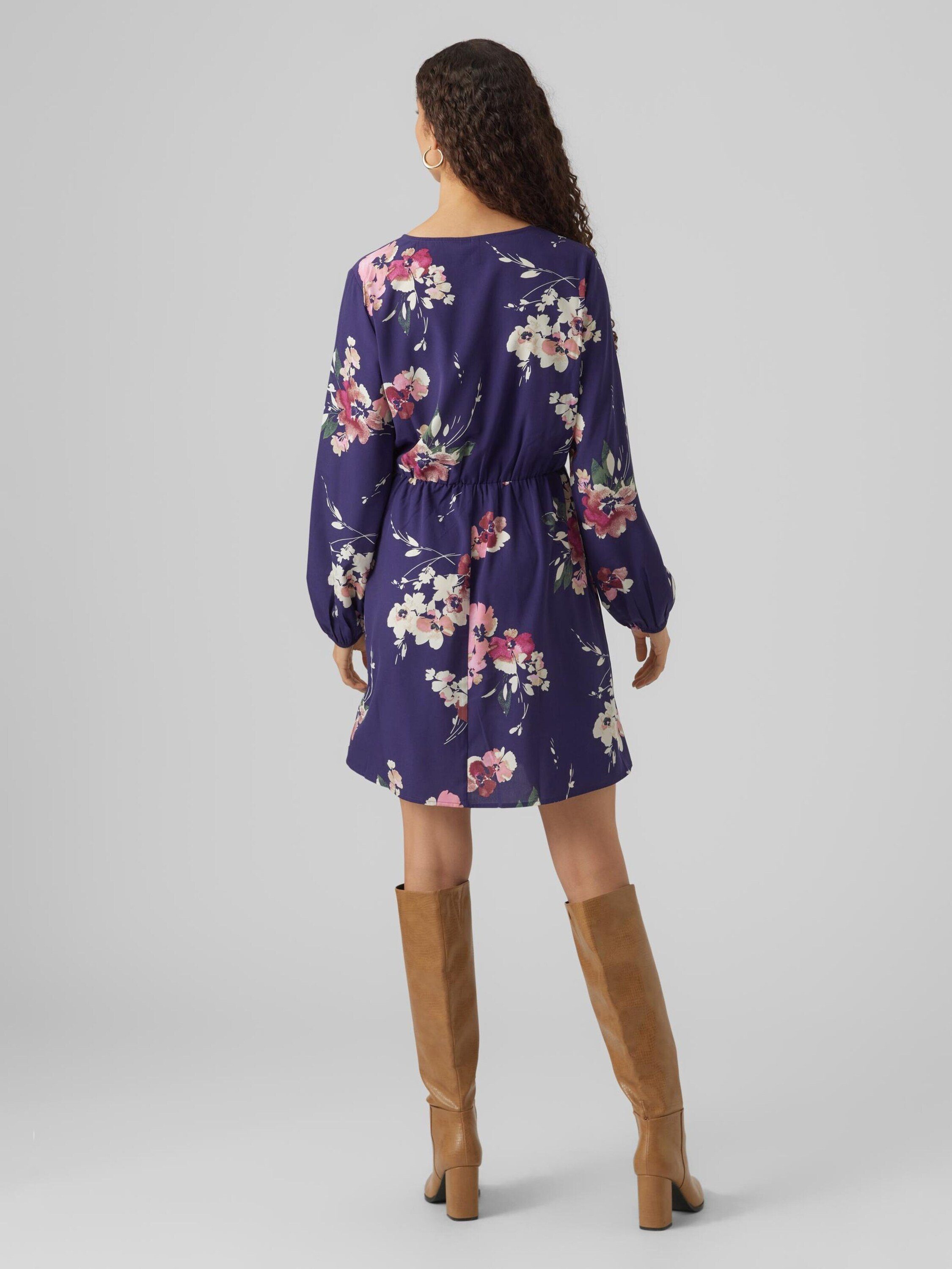 Vero Moda Minikleid Shilah Naja (1-tlg) Drapiert/gerafft