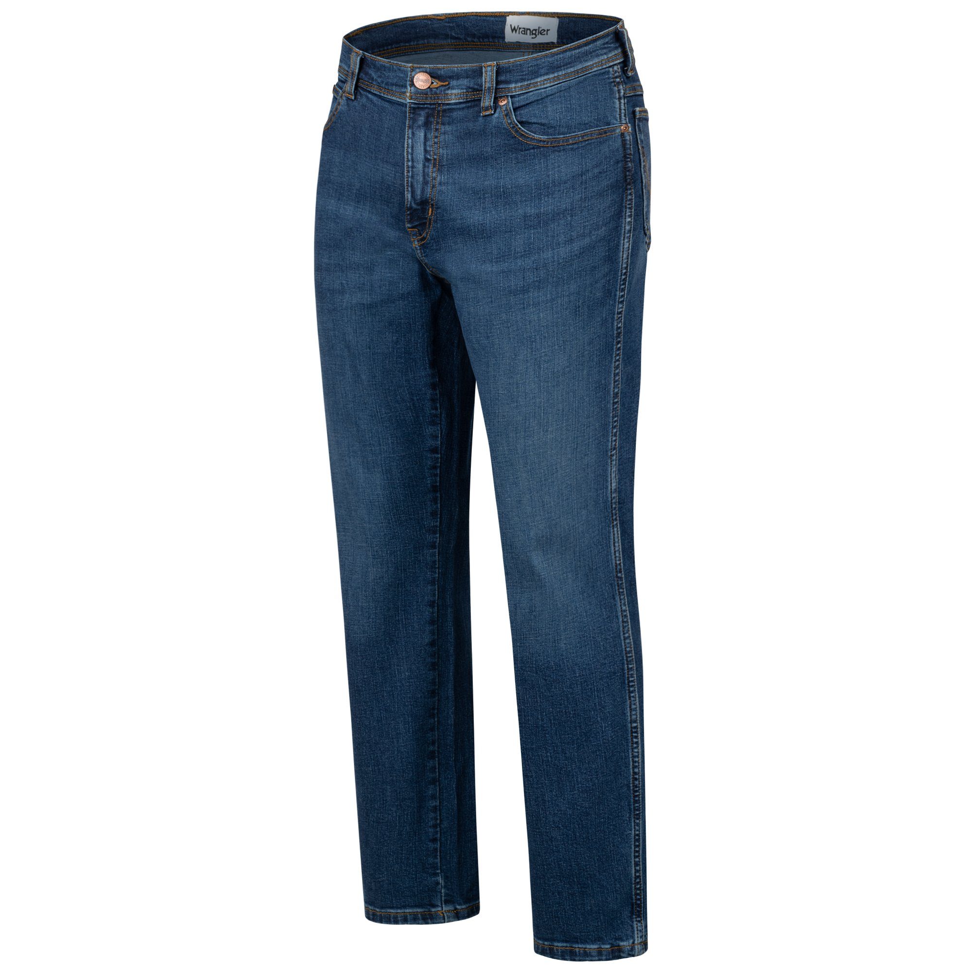 Wrangler Straight-Jeans Texas Authentic Straight Herrenstretchjeans 5-Pocke günstig online kaufen