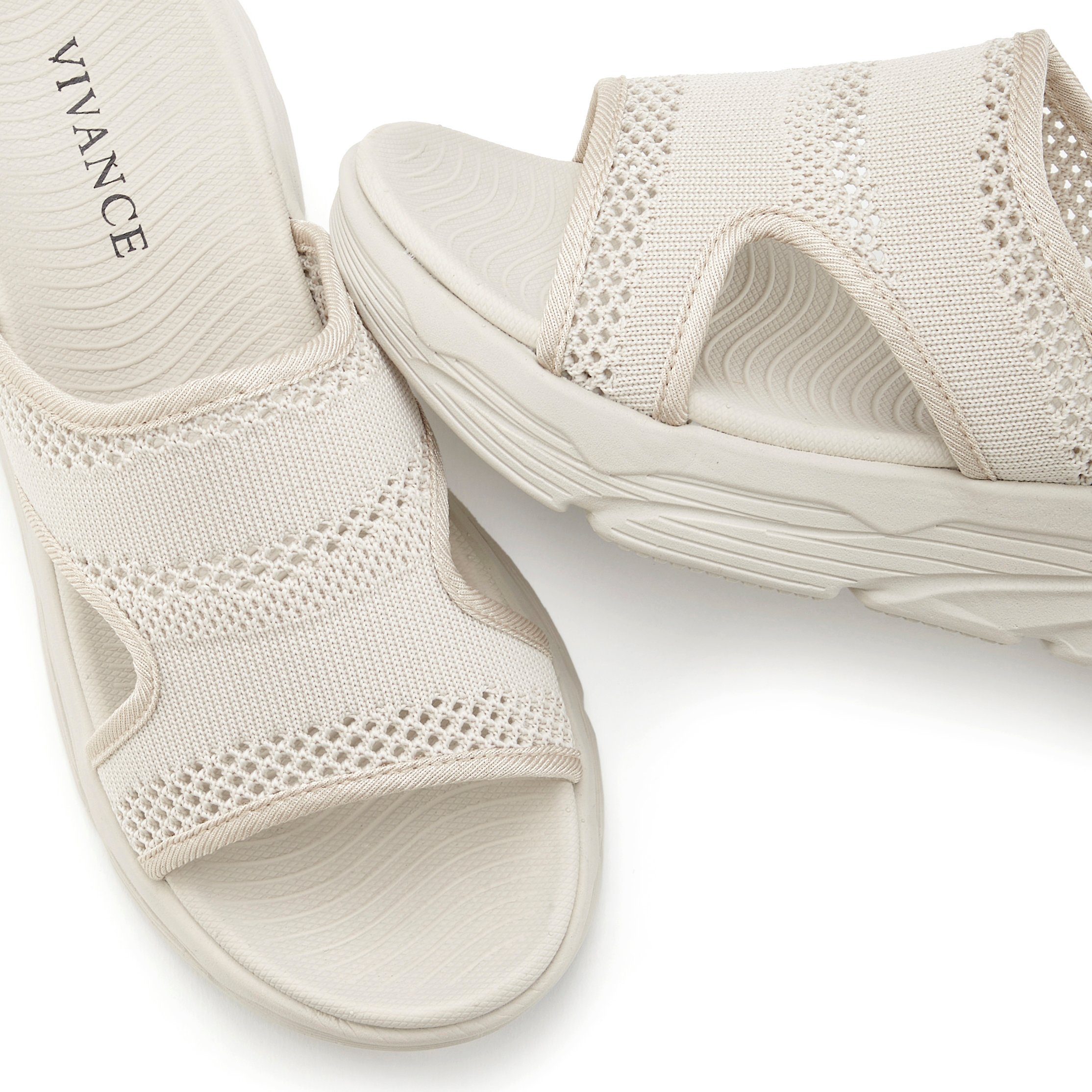 Vivance by Lascana Sommerschuh, offener Schuh, Sandale, Mule, Pantolette mit modischer Chunky-Sohle VEGAN – Bild 5 von 5