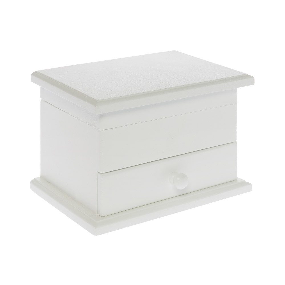 Grafelstein Schmuckkasten Minikommode ISA weiß aus Holz kleine Schmuckkommo günstig online kaufen