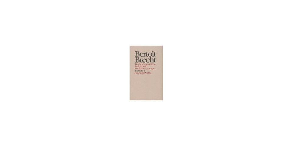 Suhrkamp Verlag Tagebuch Journale. Tl.2