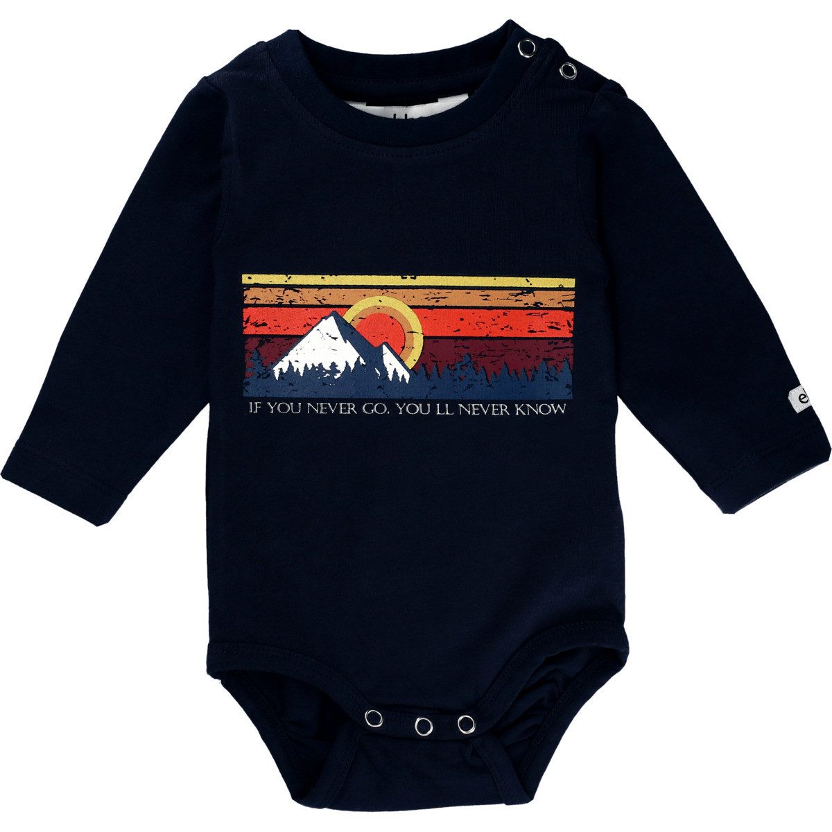 ebbe kids Langarmbody Essa Unisex Kinder (1-tlg) Langarm Einteiler, Body, Longsleeve-Body, Bodysuit, Stretchbody