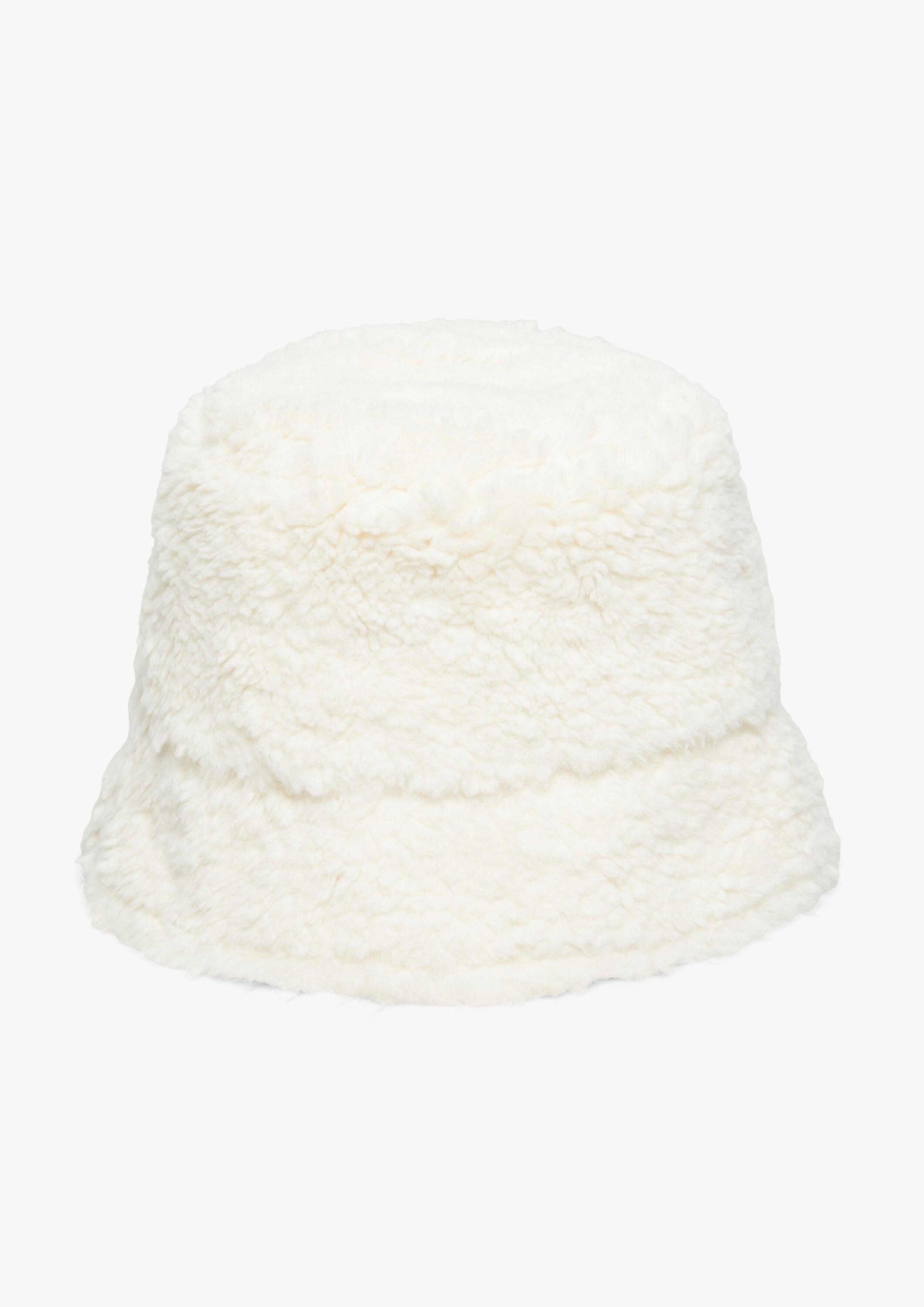 comma Filzhut Hut  Modischer Hut aus Teddyplüsch günstig online kaufen