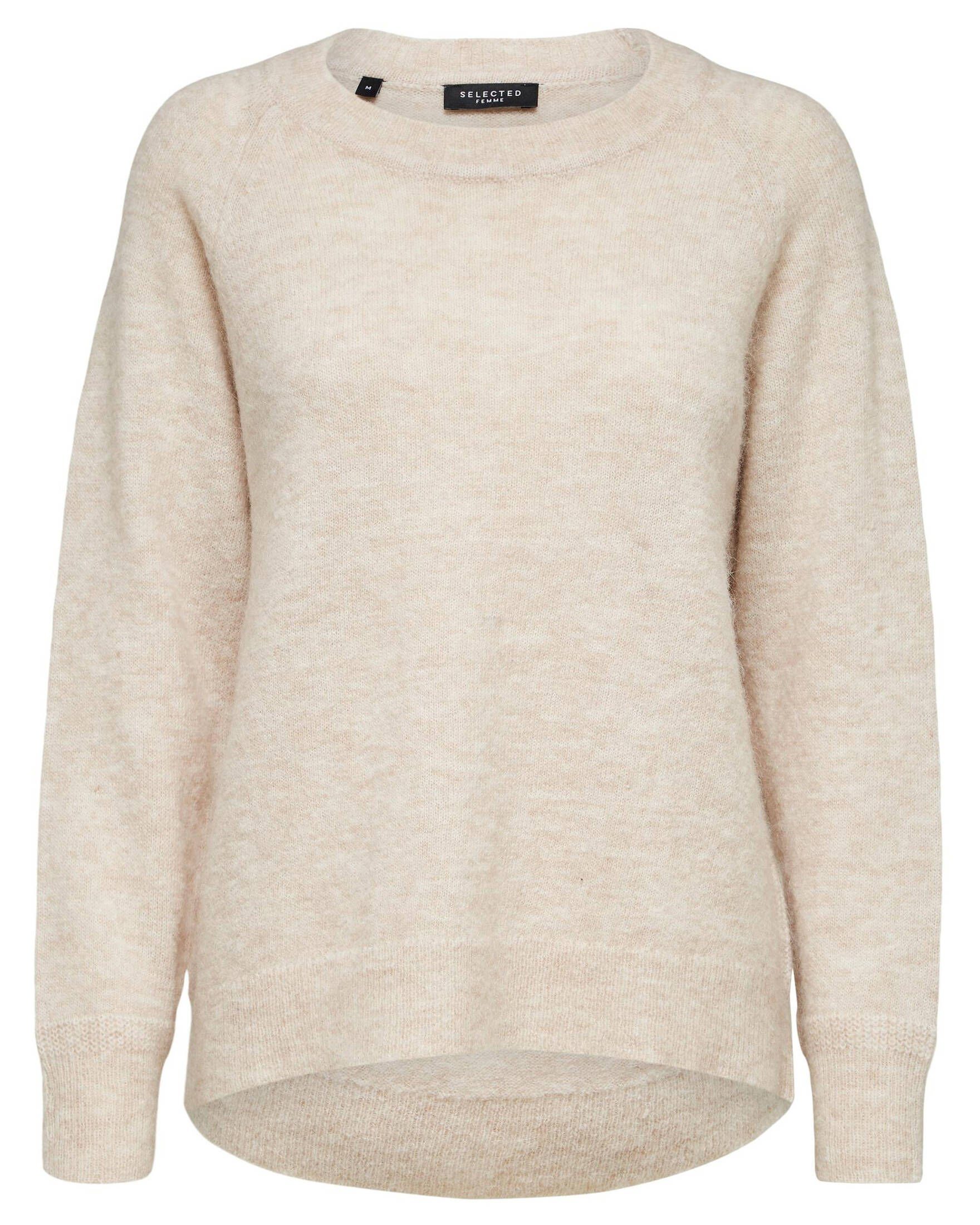 Strickpullover Damen Pullover SLFLULU mit Alpaka