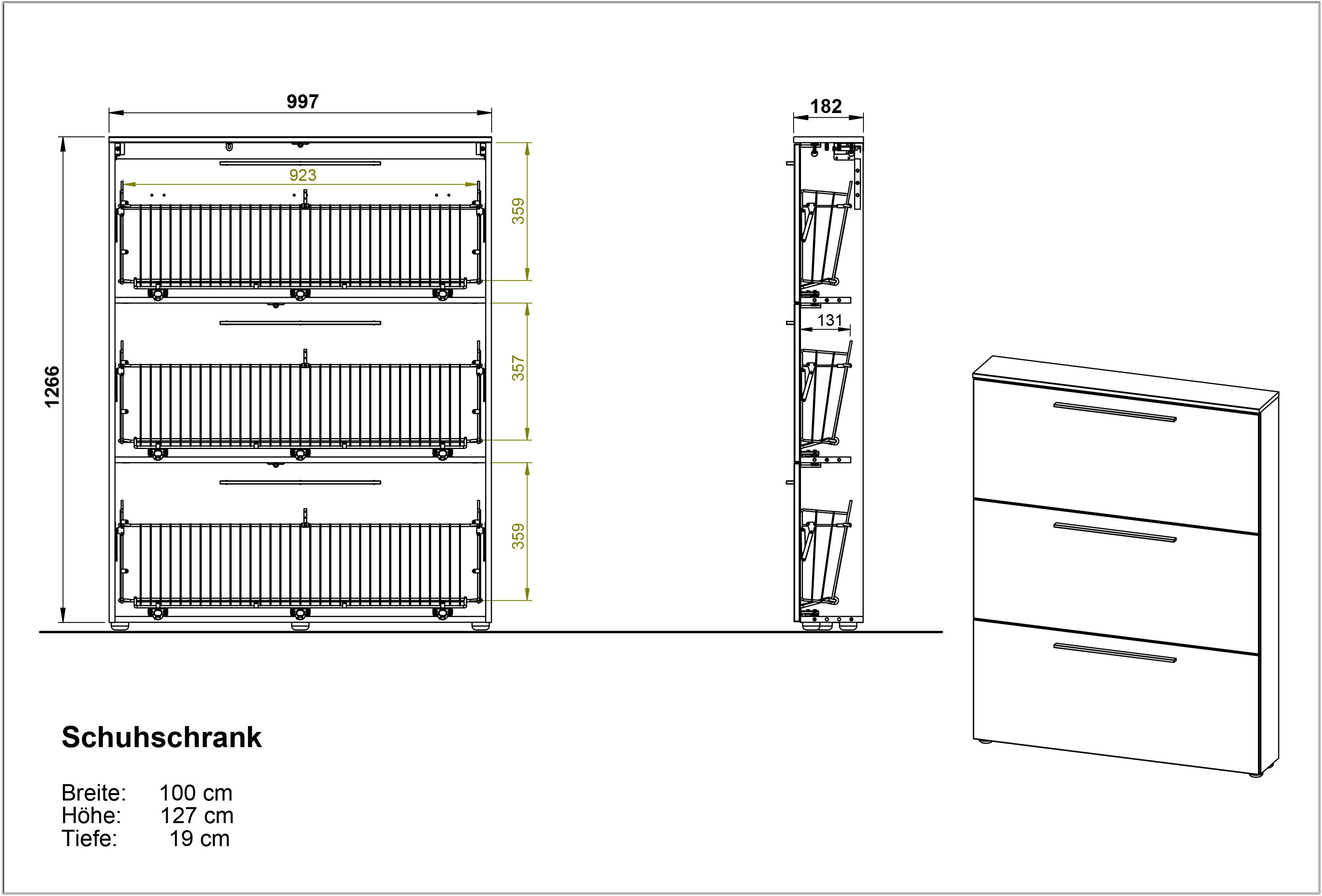 GERMANIA Wildomar Schuhschrank