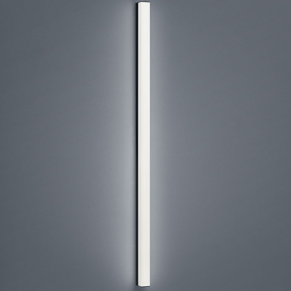 click-licht Spiegelleuchte LED Wandleuchte Lado in Schwarz-matt 24W 2080lm IP44 1200mm, keine Angabe, Leuchtmittel enthalten: Ja, fest verbaut, LED, warmweiss, Badezimmerlampen, Badleuchte, Lampen für das Badezimmer