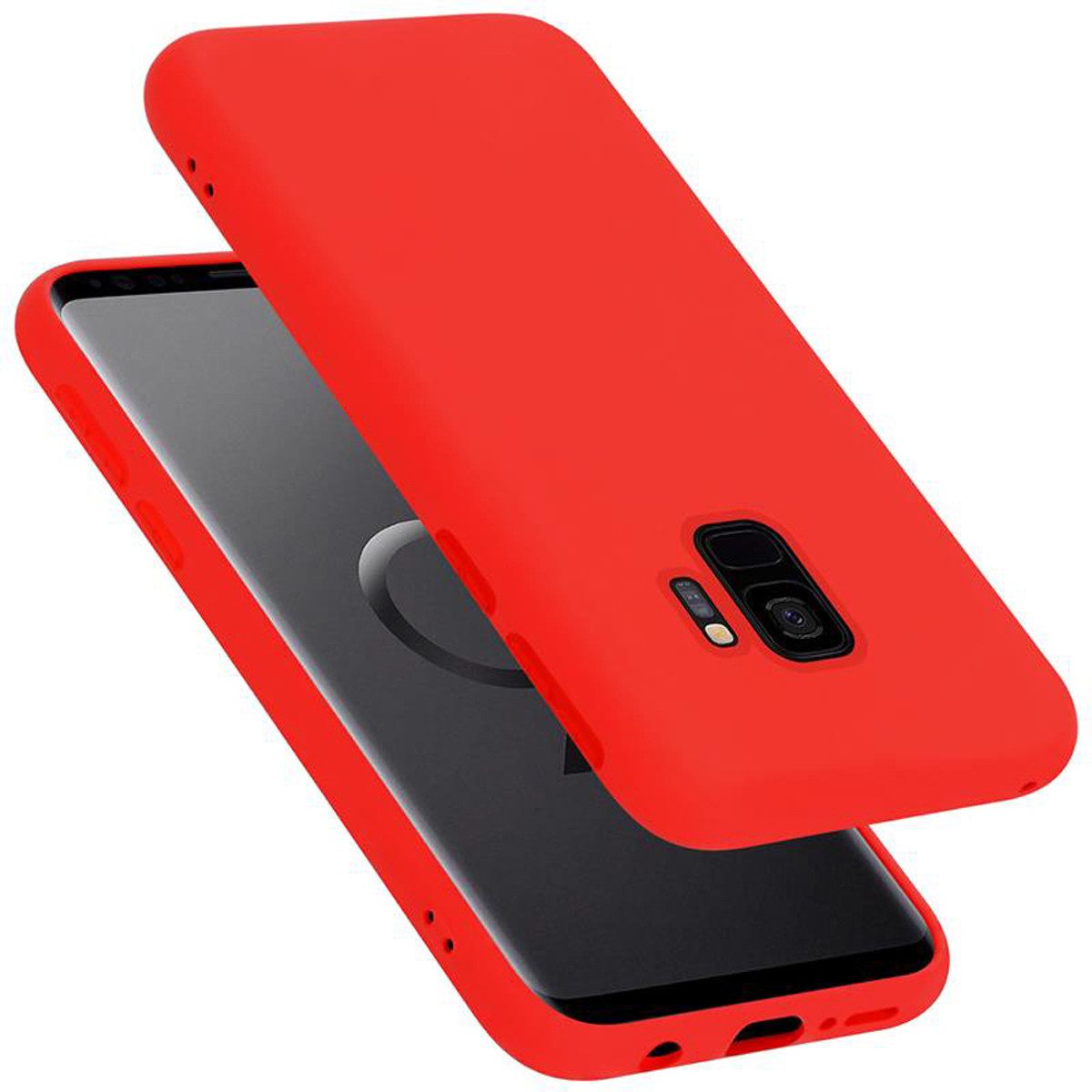 Cadorabo Handyhülle für Samsung Galaxy S9 Hülle Samsung Galaxy S9, Flexible Hülle TPU Silikon Schutzhülle Back Cover Case