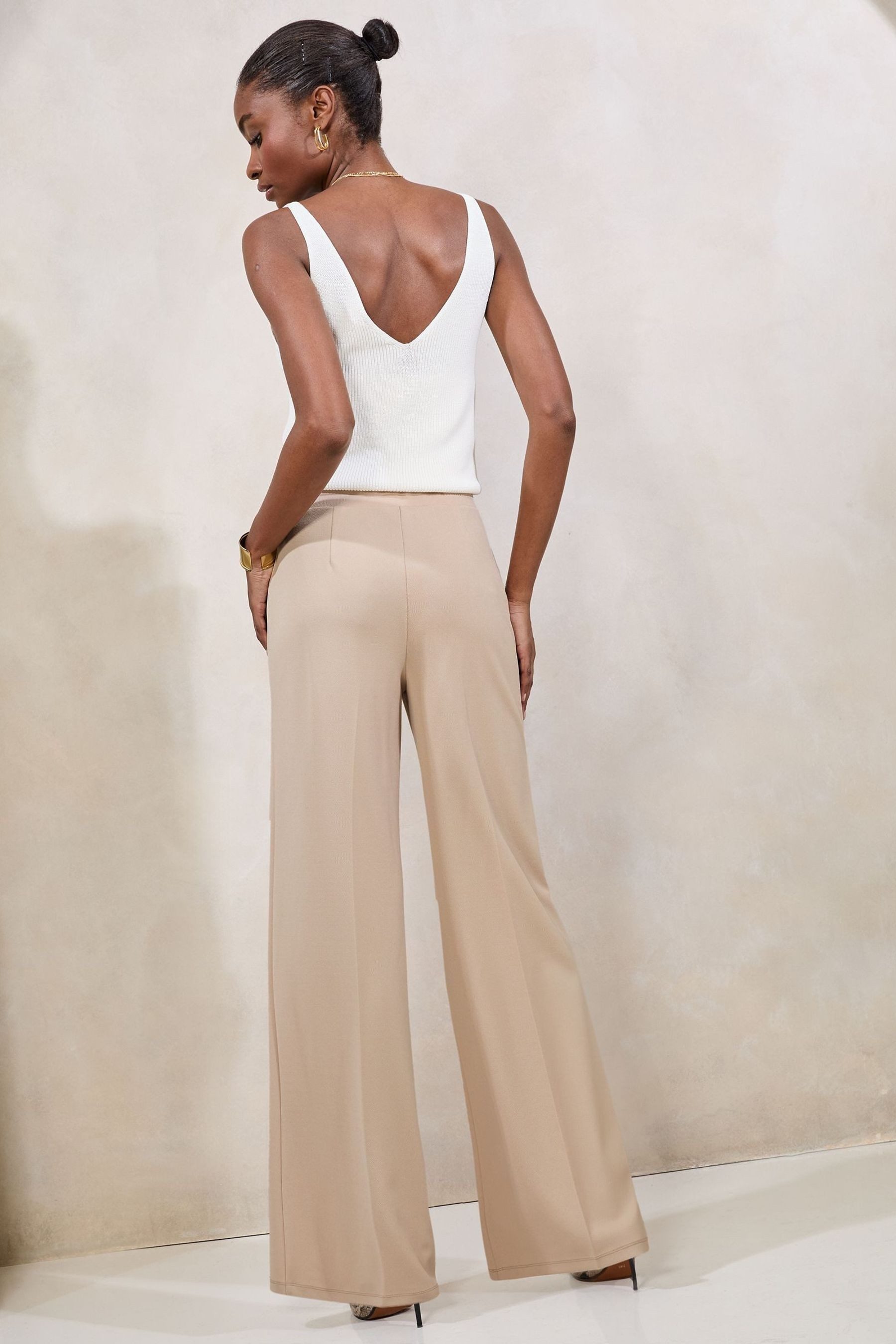 LIPSY Taillenhose Lipsy Hose mit hohem Bund und weitem Bein, Regular (1-tlg günstig online kaufen
