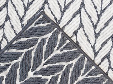 Outdoorteppich REVERSO - Knitted Joy - Grau - 200x280cm - Indoor- & Outdoorteppich, Primaflor-Ideen in Textil, rechteckig, Höhe: 5 mm