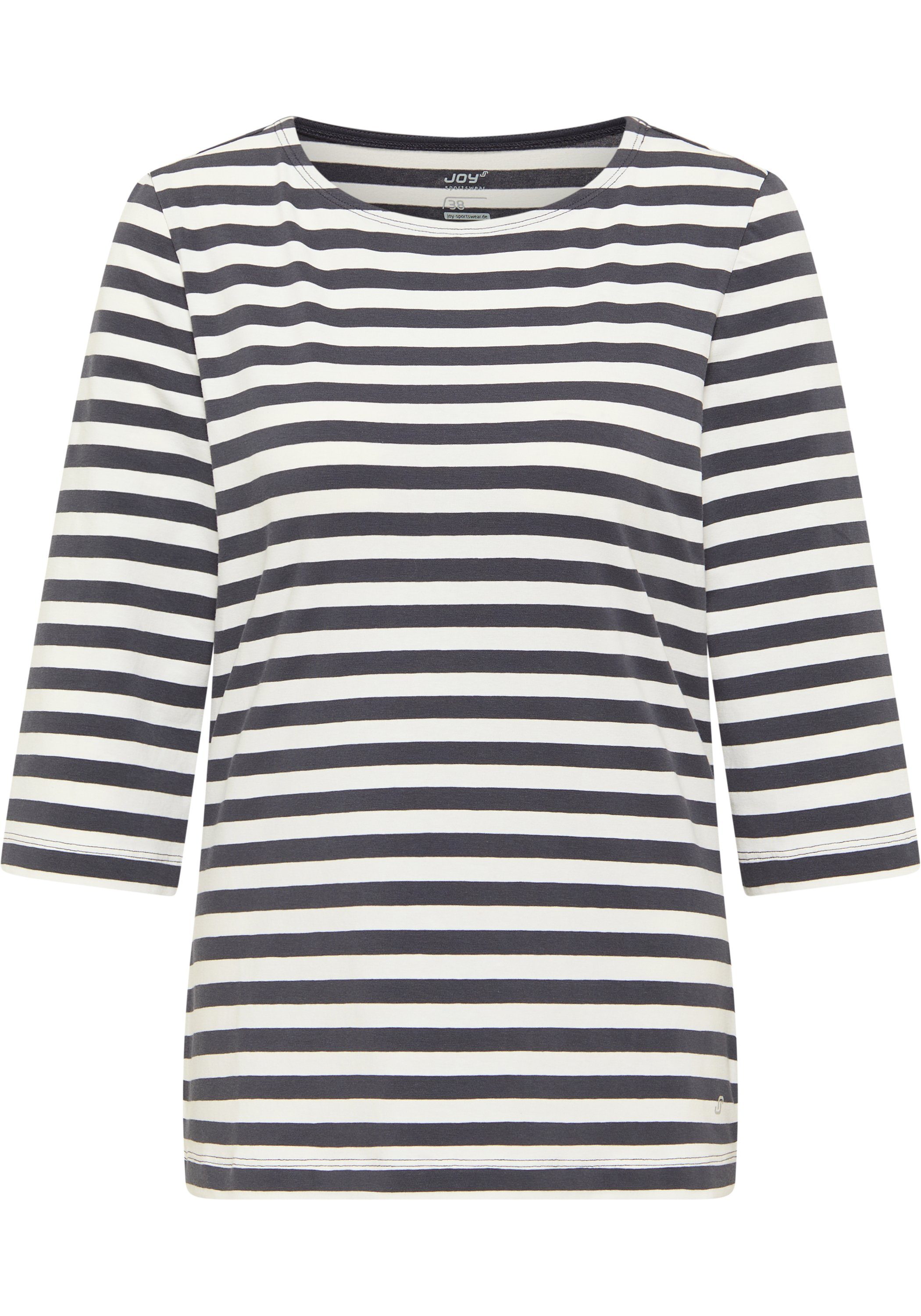 3/4 Joy ebony MALINA stripes Arm-Shirt 3/4-Arm-Shirt Sportswear