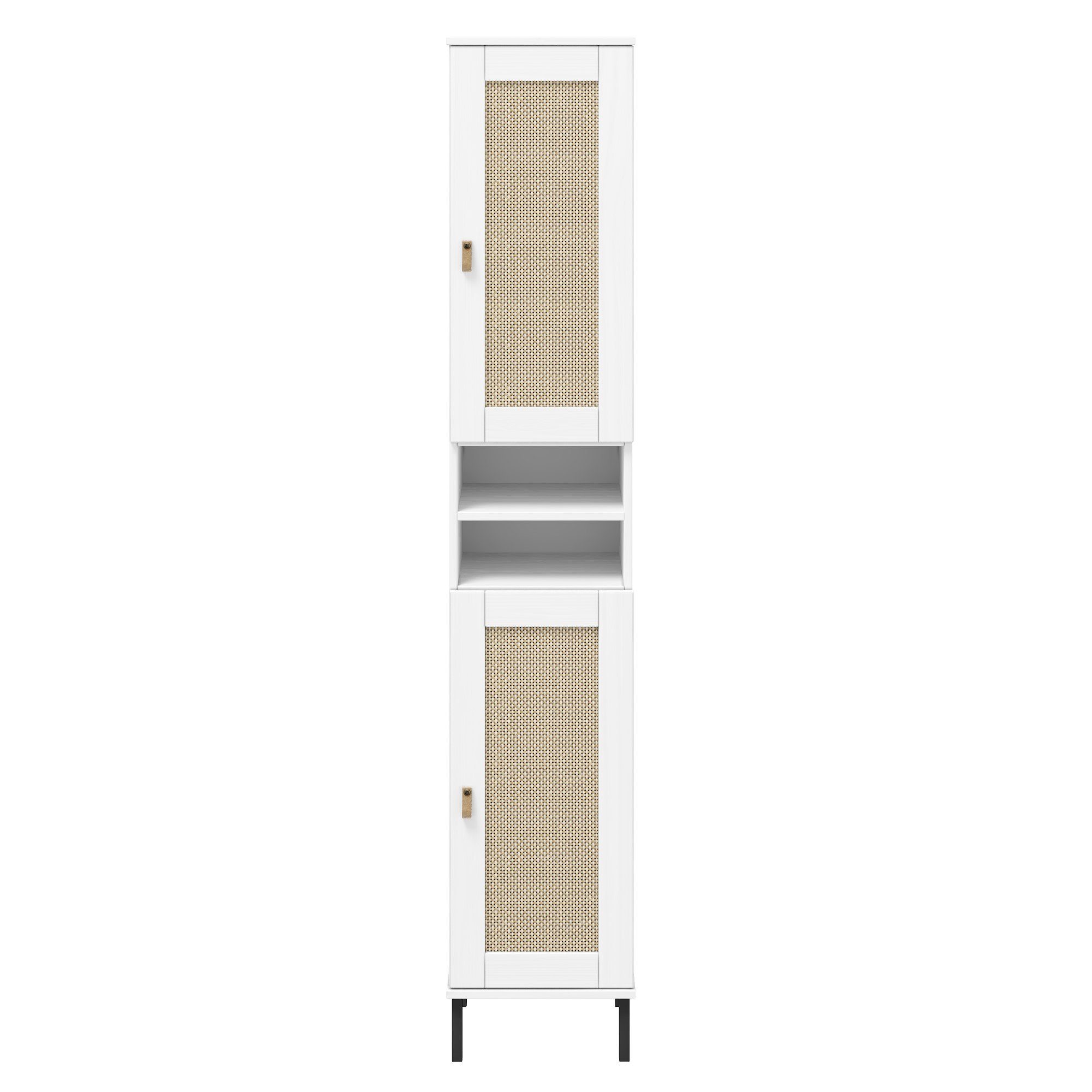 Woodroom Regal Valencia, Kiefer massiv lackiert, BxHxT 35x190x32 cm