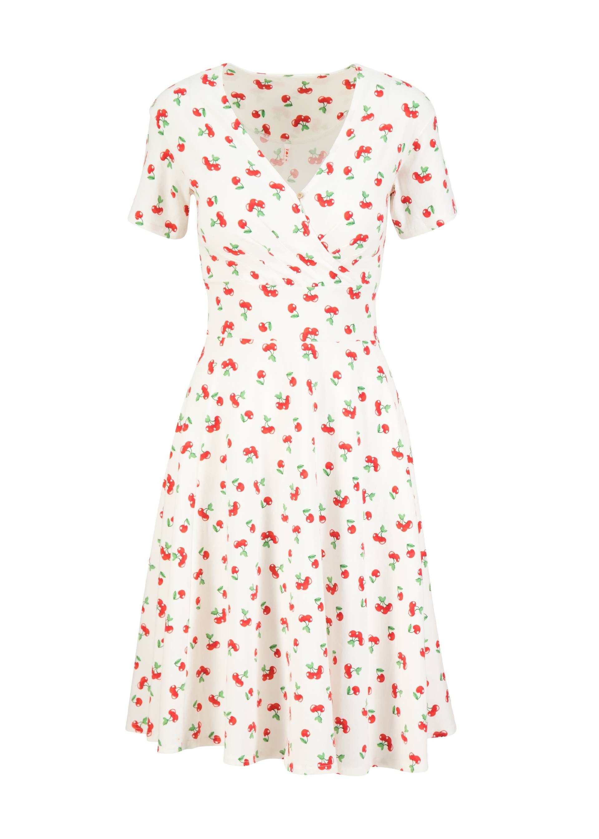 Blutsgeschwister Sommerkleid Shalala Tralala Spring - Sommerkleid - Jerseykleid - weißes Kleid