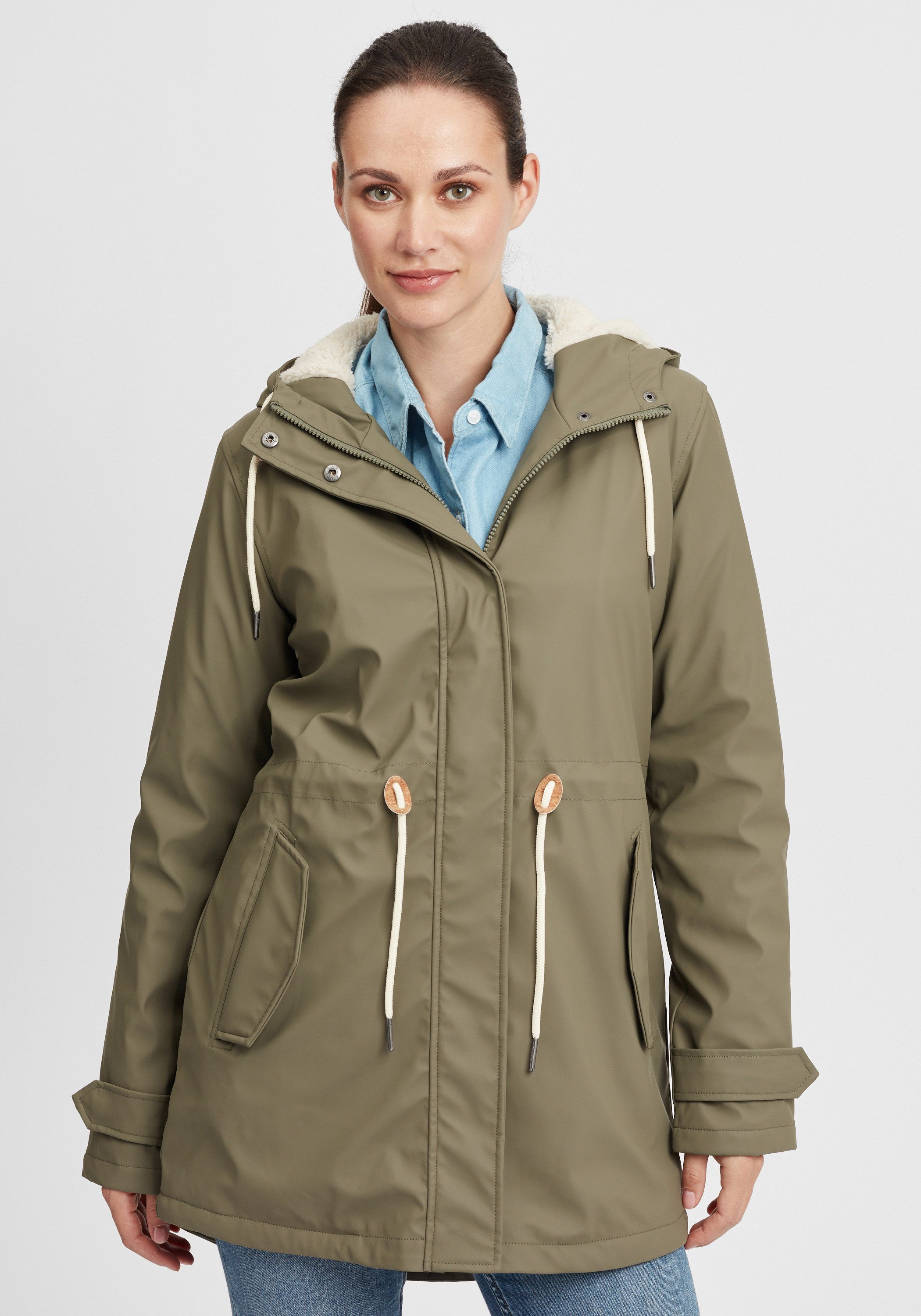 OXMO Regenjacke OXJolina Übergangsjacke aus wetterfestem Material