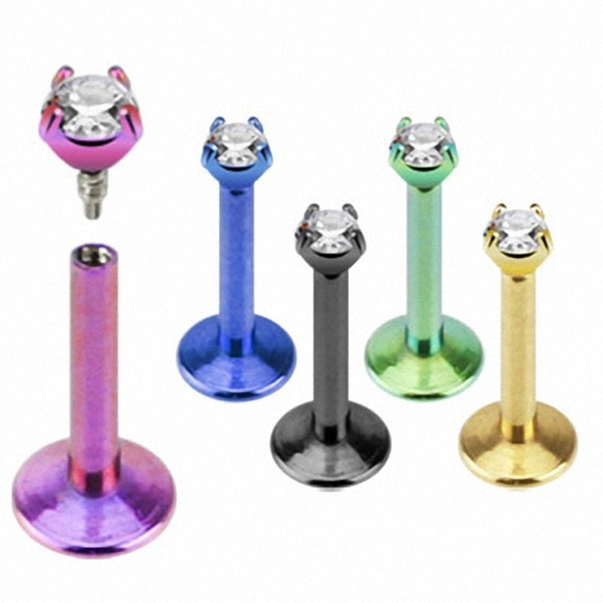 Taffstyle Piercing-Set Piercing Labret Stecker Lippenstecker günstig online kaufen