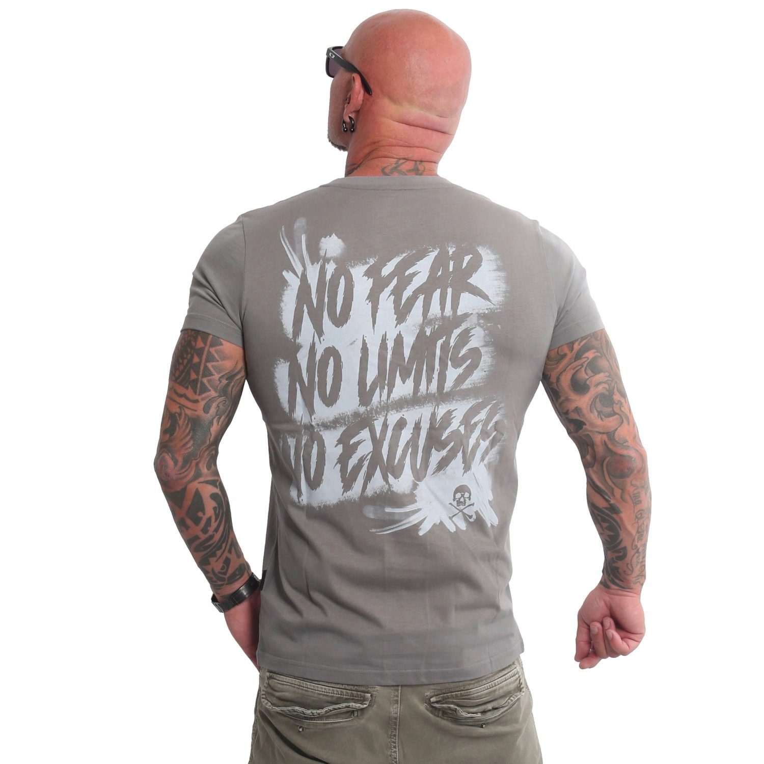 gray T-Shirt YAKUZA Limits No steel