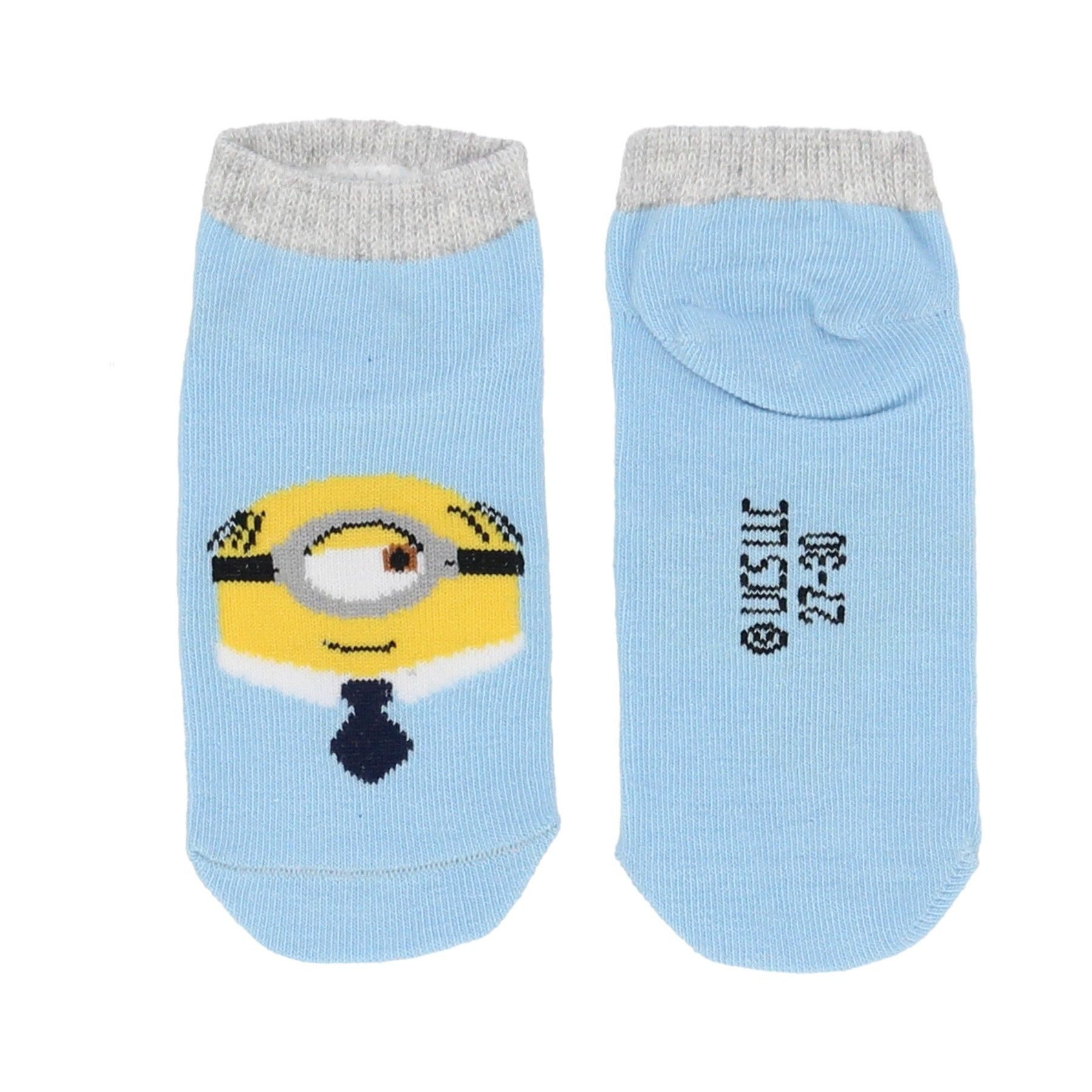 Minions Sneakersocken 3er-Pack Sneakersocken – Bequeme und coole Kindersocken für jeden Tag