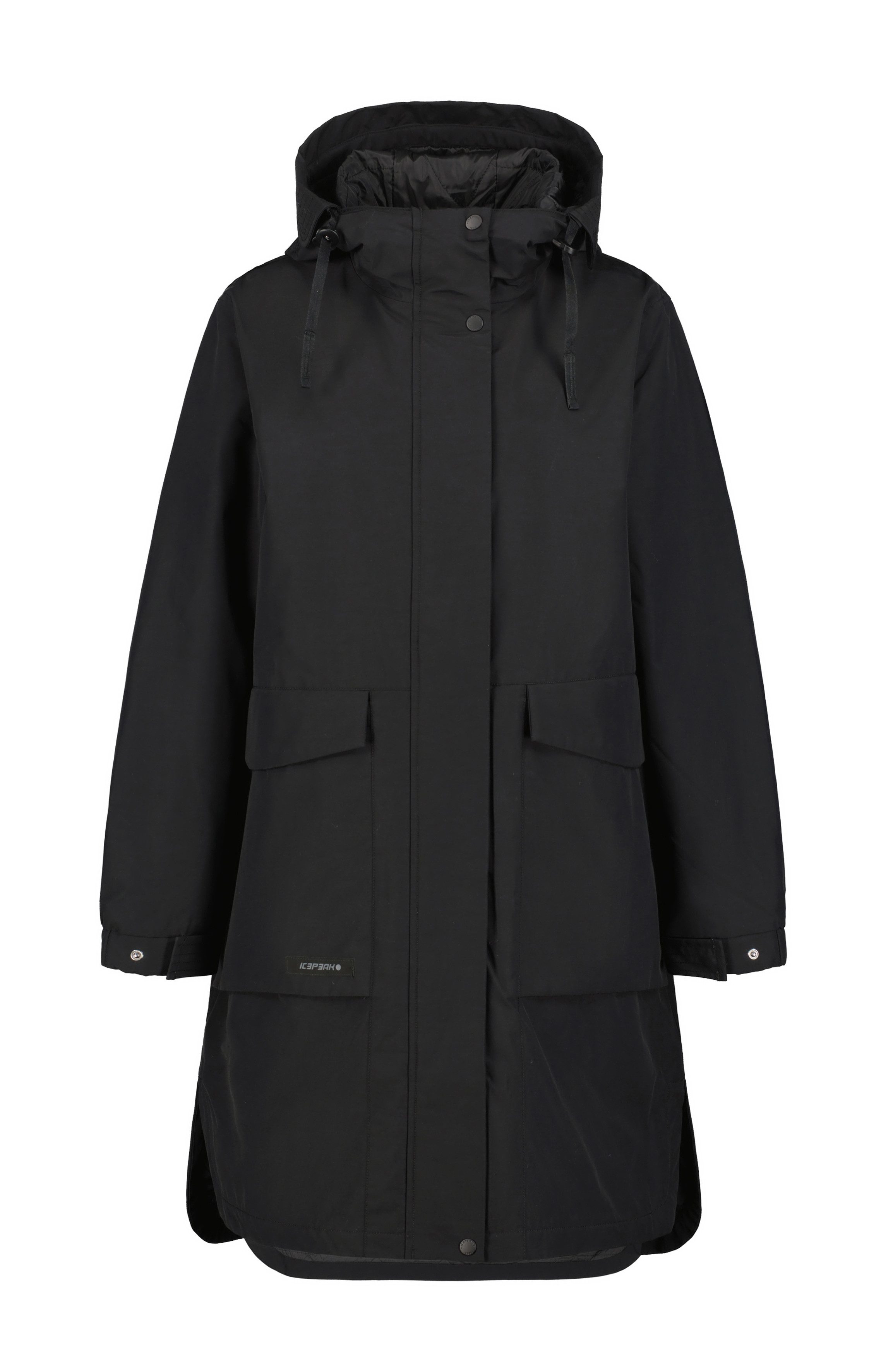 Icepeak Funktionsmantel ICEPEAK AALAN aus Baumwolle und Polyamid, sportlicher Stil, wasserabweisend