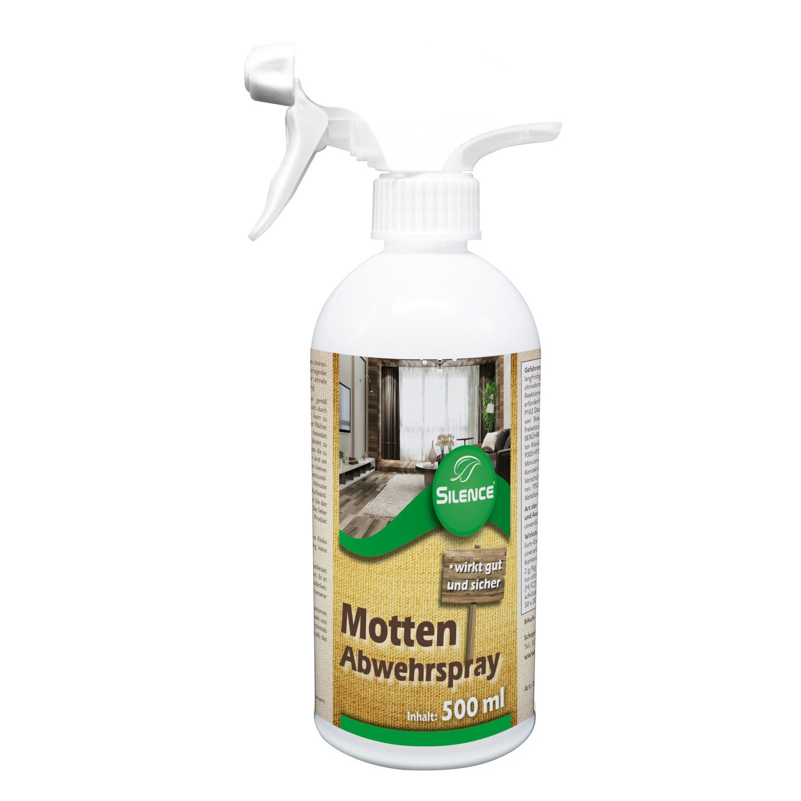 Silence Insektenspray Motten Abwehrspray, 500 ml