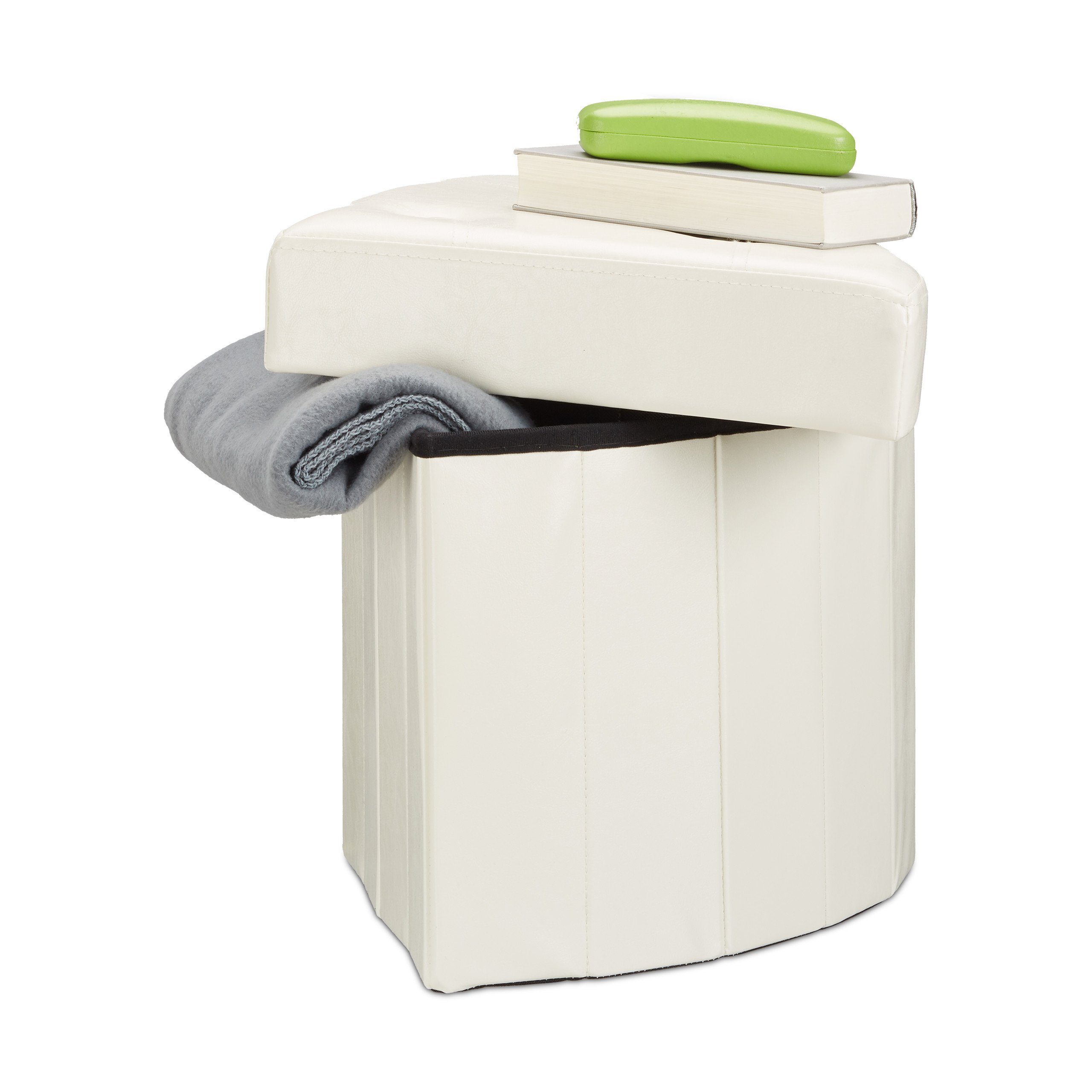 relaxdays Sitzhocker »Eckiger Hocker mit Stauraum« | OTTO