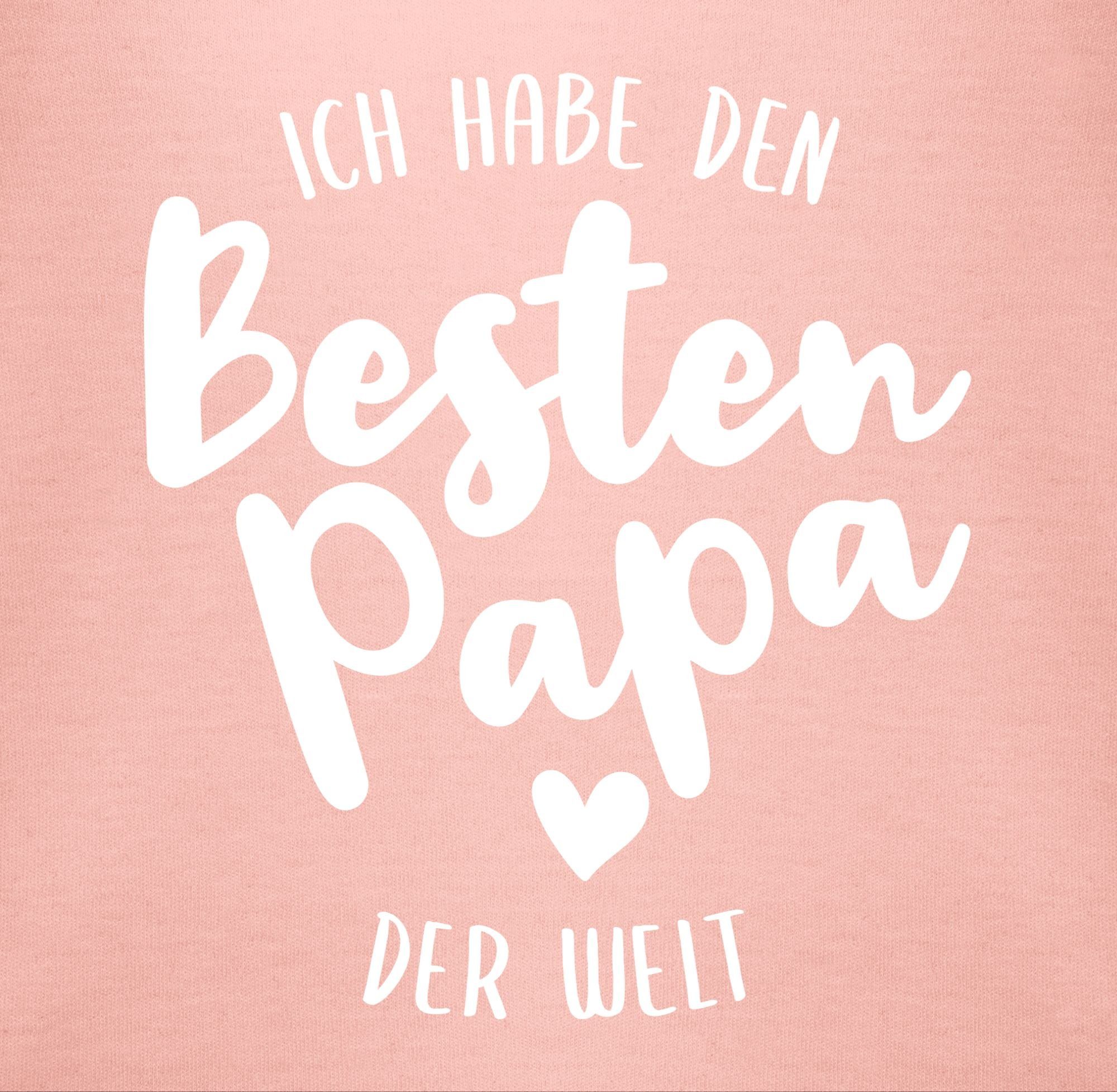 2 Vatertag T-Shirt besten Geschenk Ich Baby den Babyrosa Welt Papa der habe Shirtracer