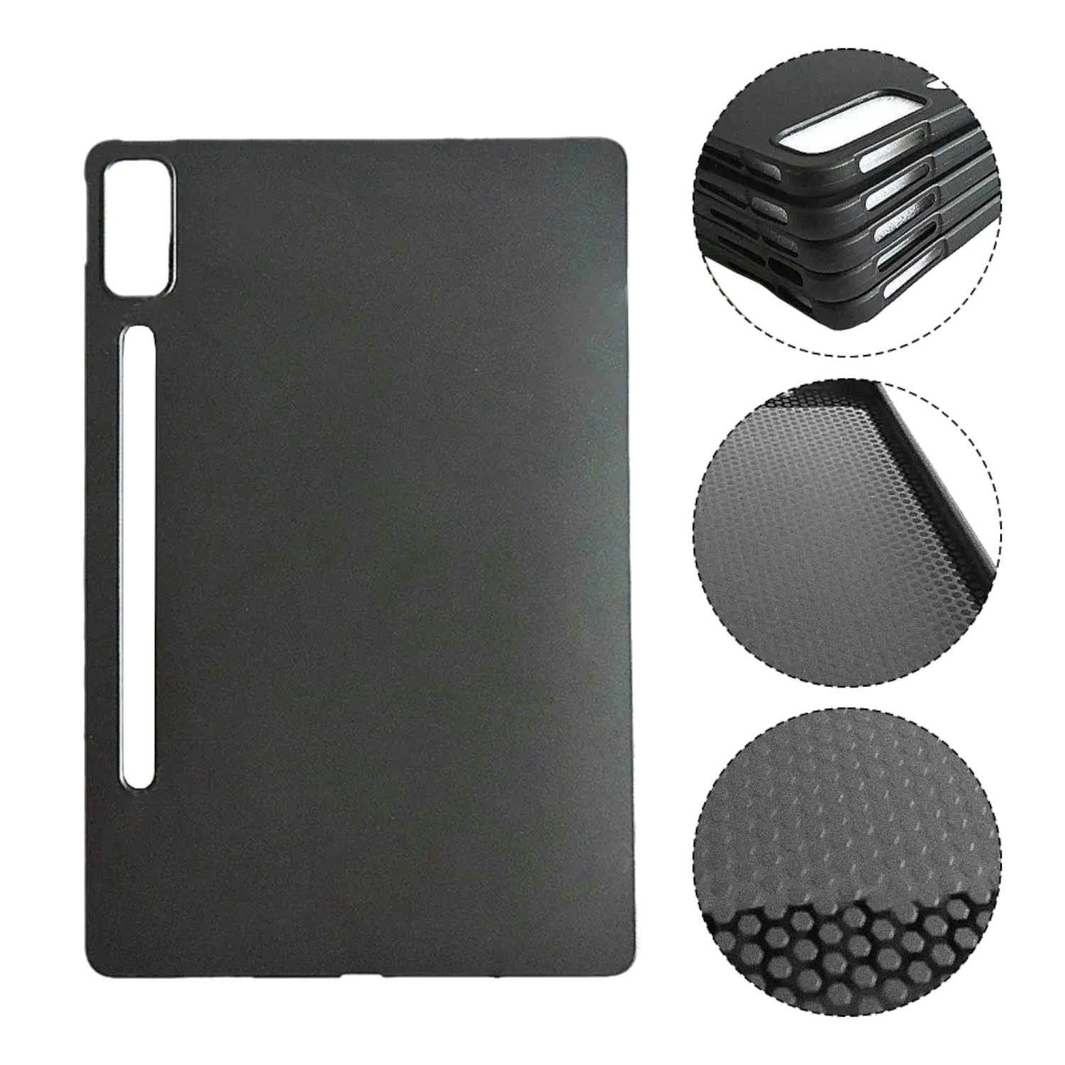Wigento Tablet-Hülle Für Lenovo Tab P12 12.7 Tablet Tasche Hülle TPU Silikon Cover Case