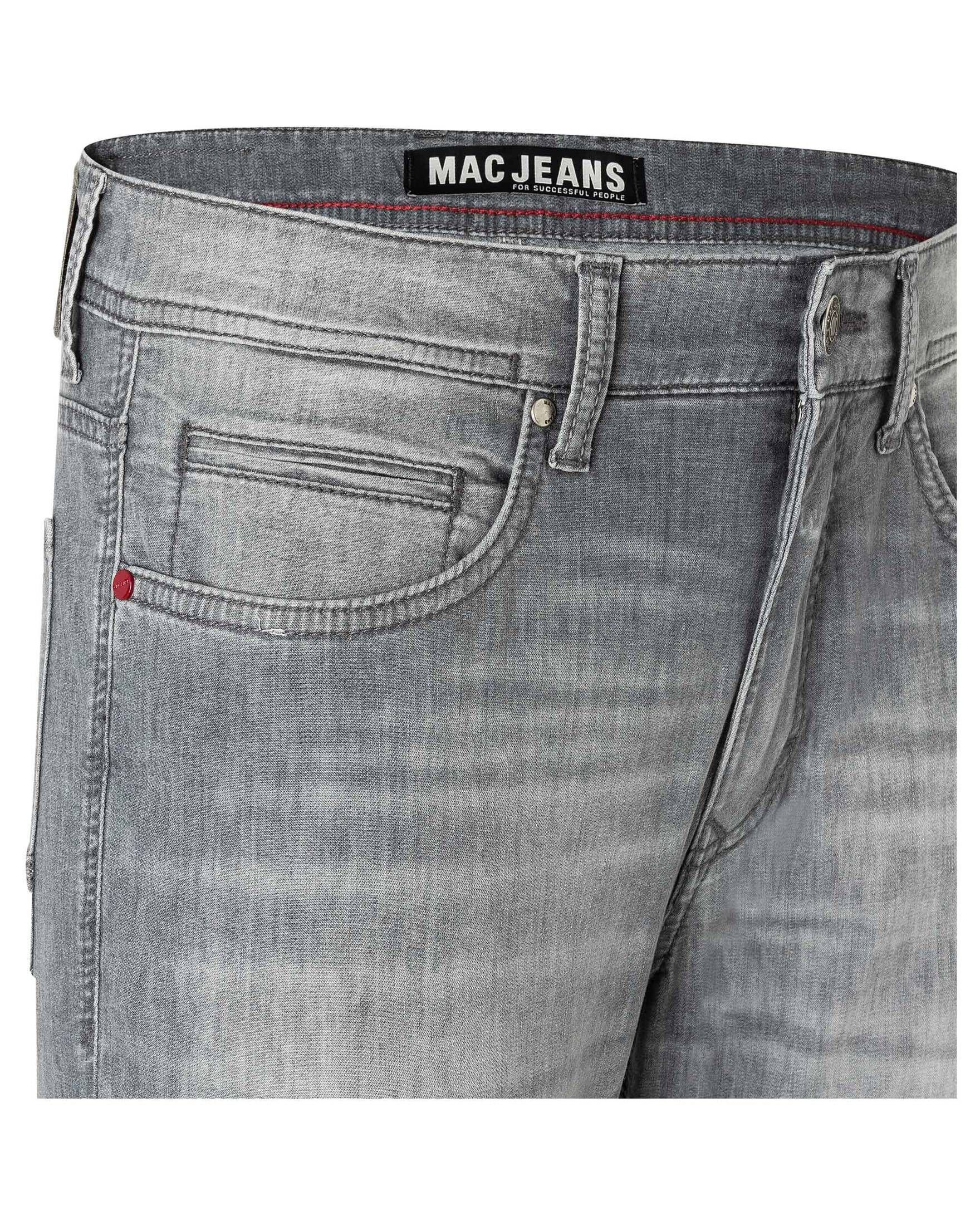 MAC 5-Pocket-Jeans grau Fit (1-tlg) (13) Jeans Modern Herren "Arne"