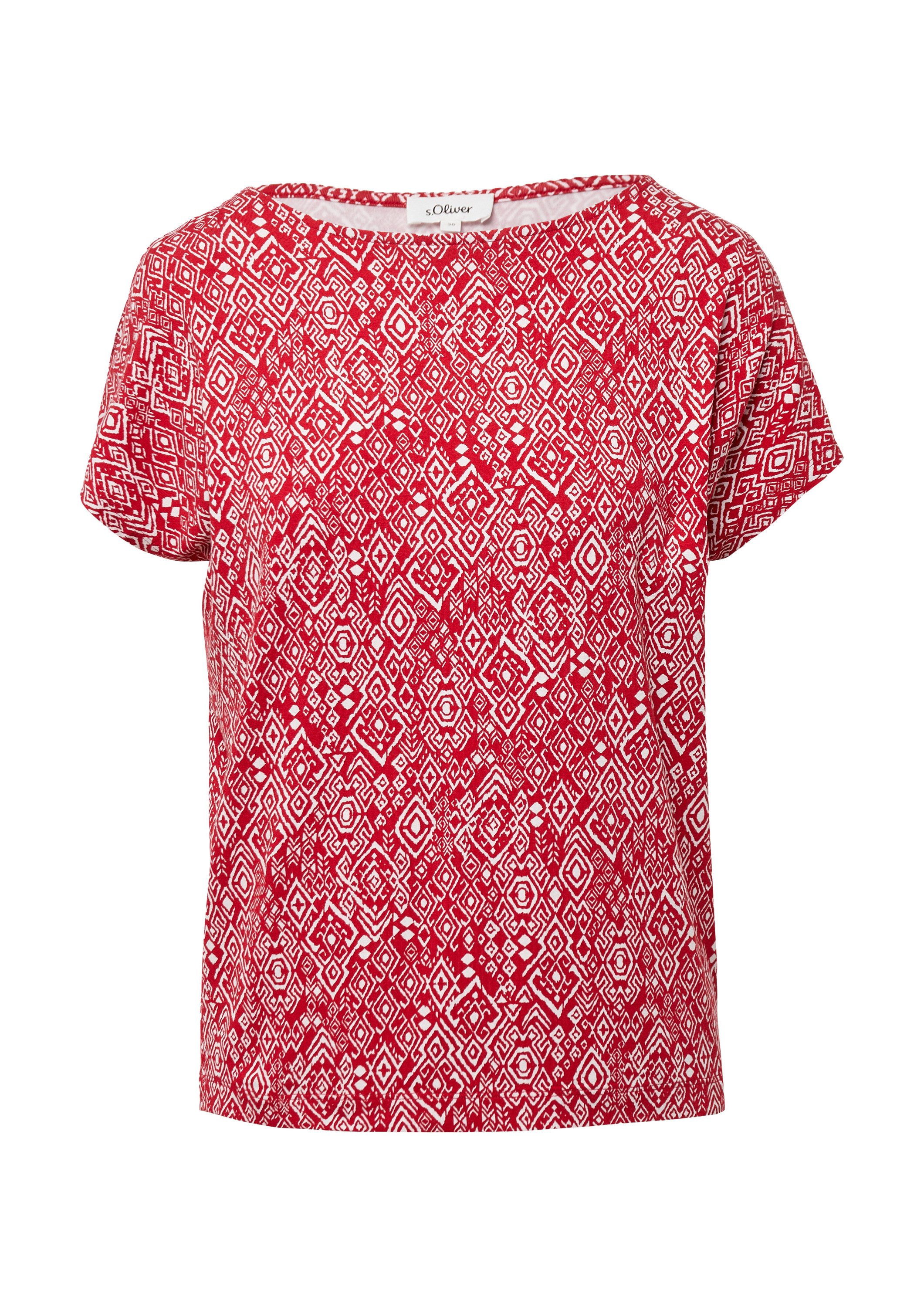 s.Oliver Kurzarmshirt T-Shirt (1-tlg) günstig online kaufen