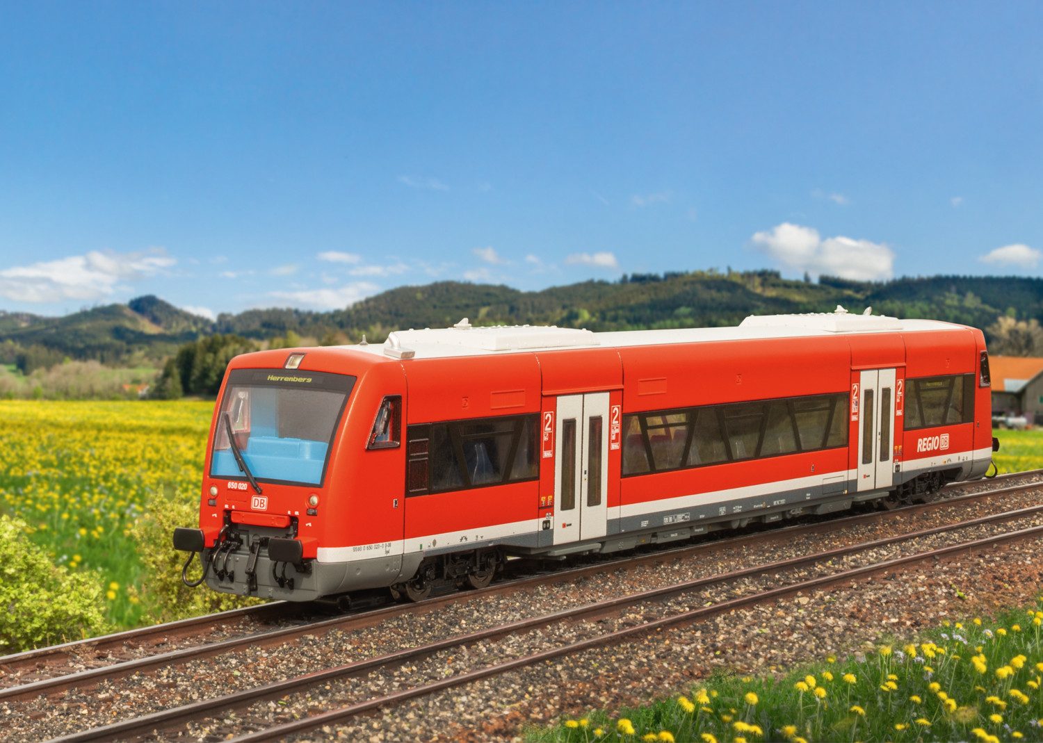 Märklin Personenwagen Dieseltriebwagen Regio Shuttle RS1, Baureihe 650 - 36965, Spur H0, mit Sound und Beleuchtung; Made in Europe