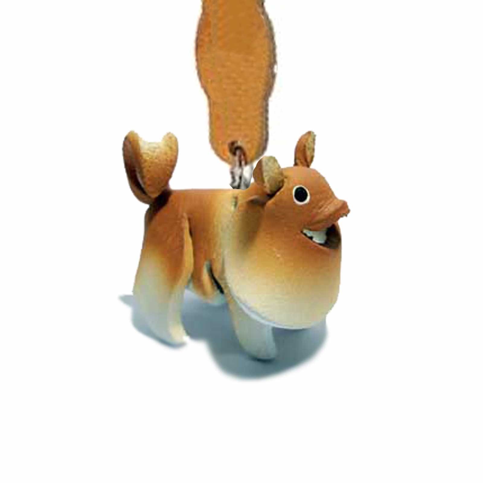 Schlüsselanhänger Set Pomeranian Zwergspitz Schlüsselanhänger aus Leder