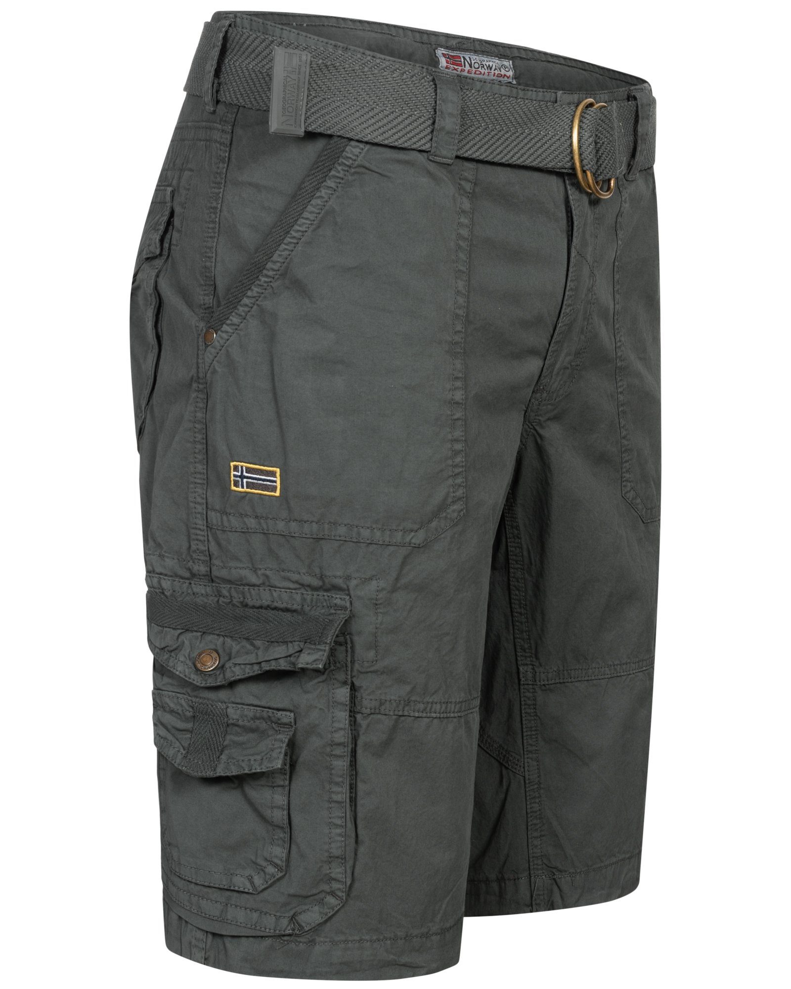 Geographical Norway Shorts Cargo Shorts kurze Hose knielang Short Bermuda Sommer Urlaub Freizeit