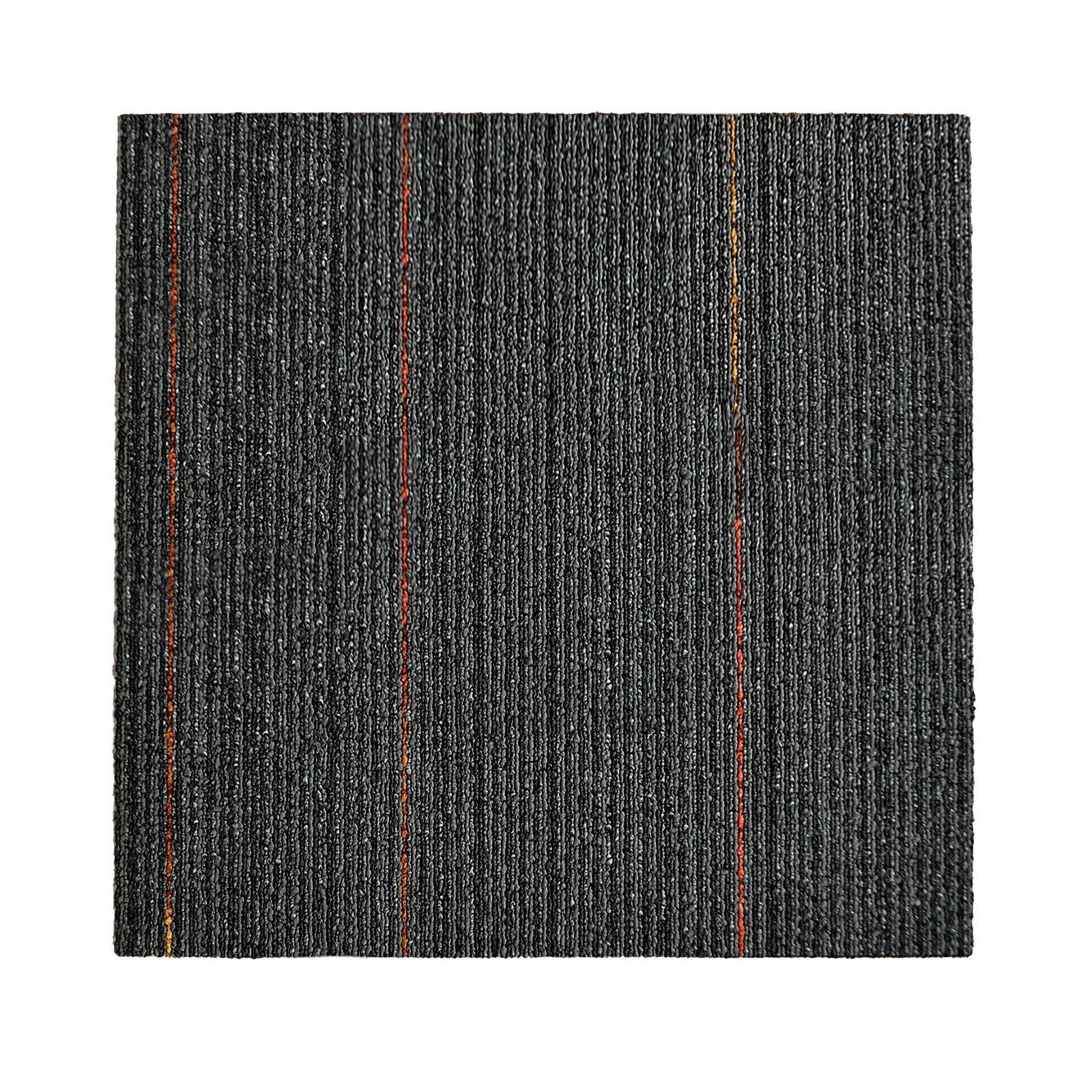 casa pura Teppichfliese Berlin, Bodenschutz, Erhältlich in 5 Farben, 50 x 50 cm, Quadratisch, Höhe: 6 mm, Selbstliegend