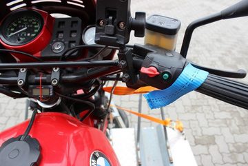 TRUTZHOLM Spanngurt Lenker Verzurrsystem Spanngurt für Motorrad Transport Anhänger (Set)